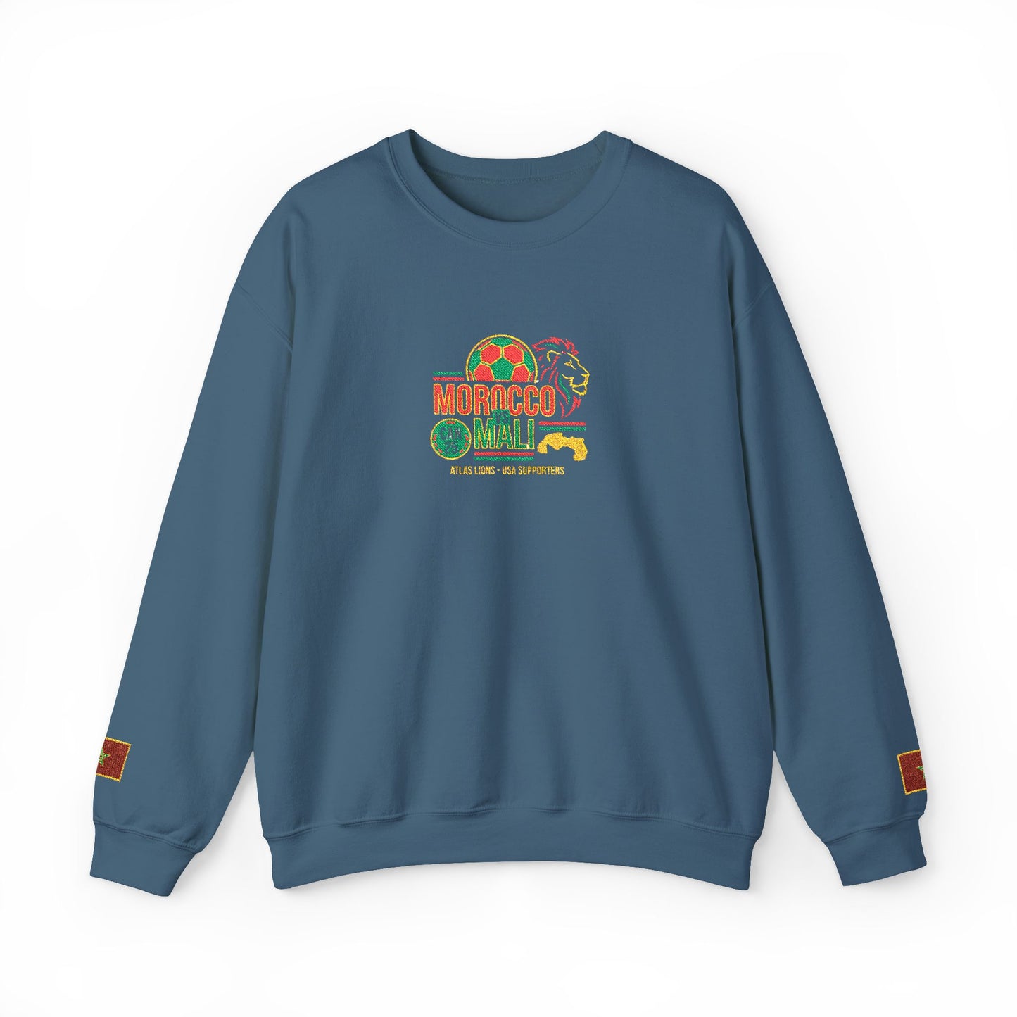 Morocco Mali Crewneck Sweatshirt - Show Your Support for Morocco in the USA