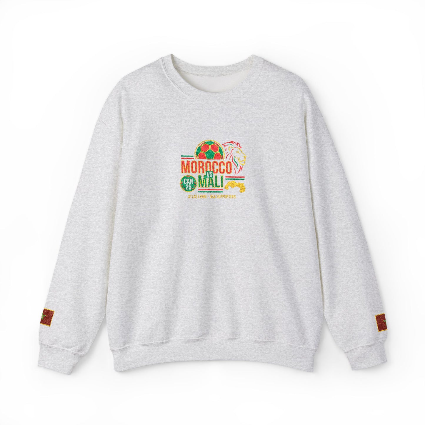 Morocco Mali Crewneck Sweatshirt - Show Your Support for Morocco in the USA