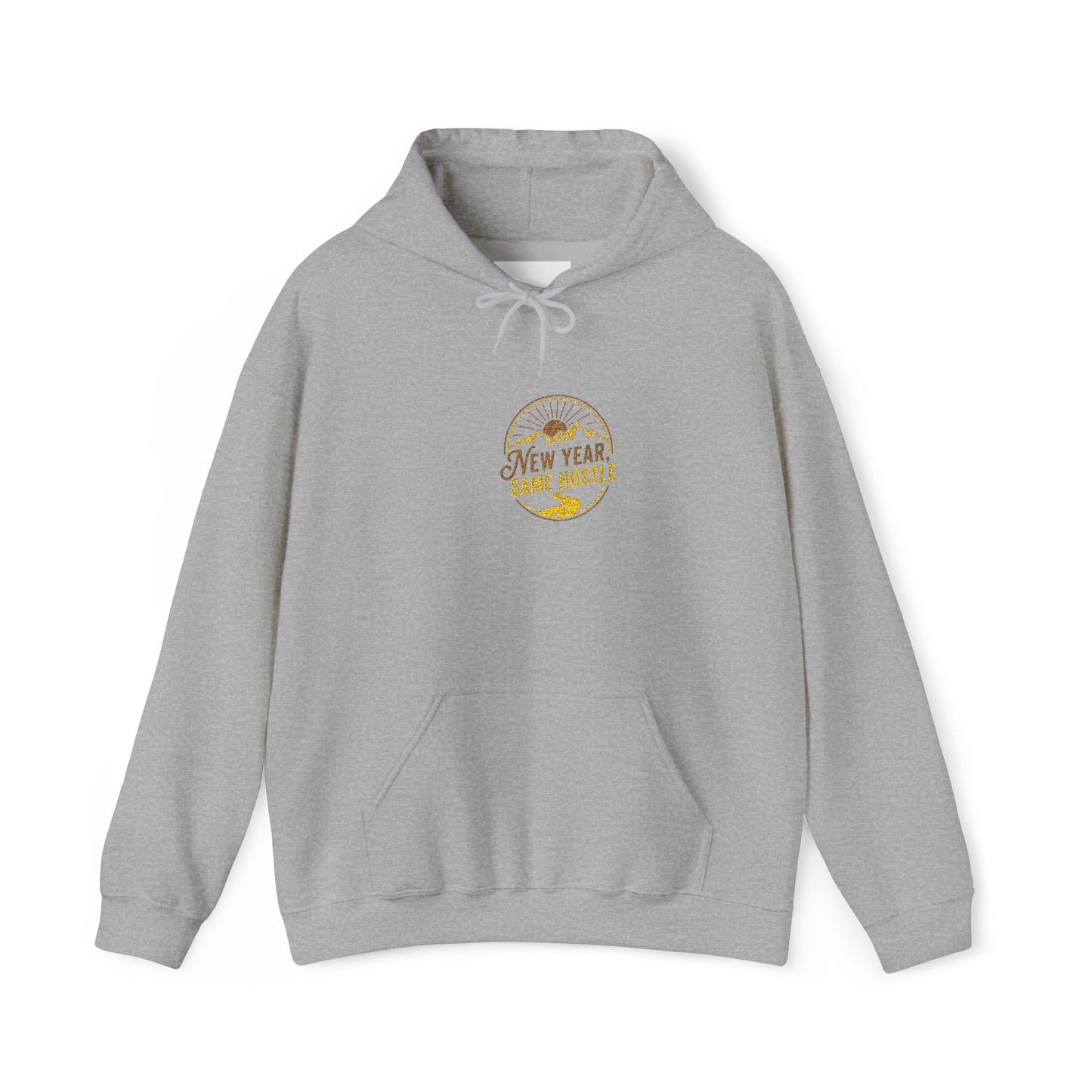 New Year Golden Fireworks Hoodie — Celebrate 2025 Pullover