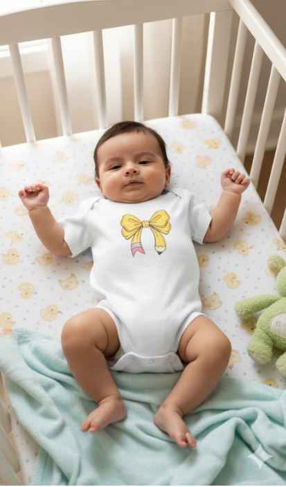 Cute Infant Bow Tee - Adorable Baby Shower Gift for Toddlers