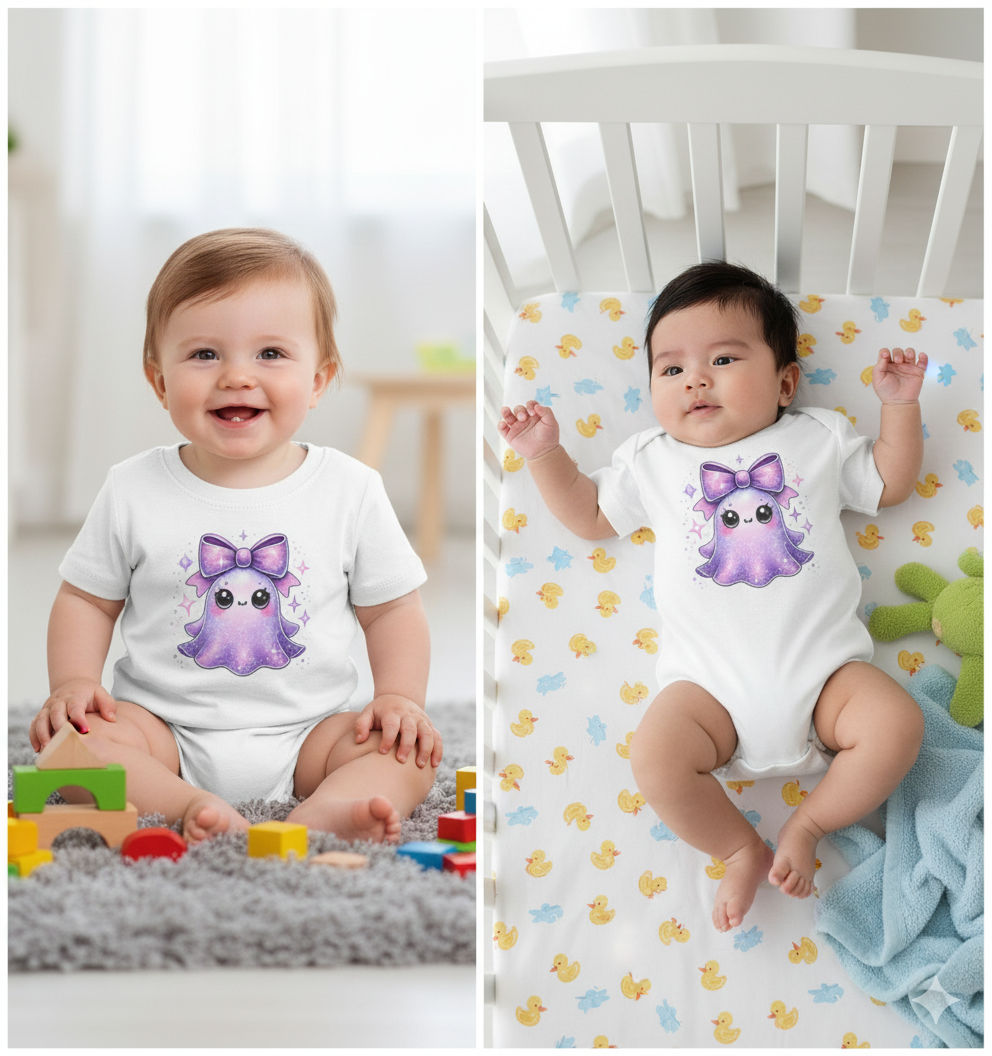 Cute Ghost Kids T-Shirt, Fun Halloween Tee, Adorable Kids Clothing, Gift for Kids, Cozy Everyday Wear - Ghita Shop