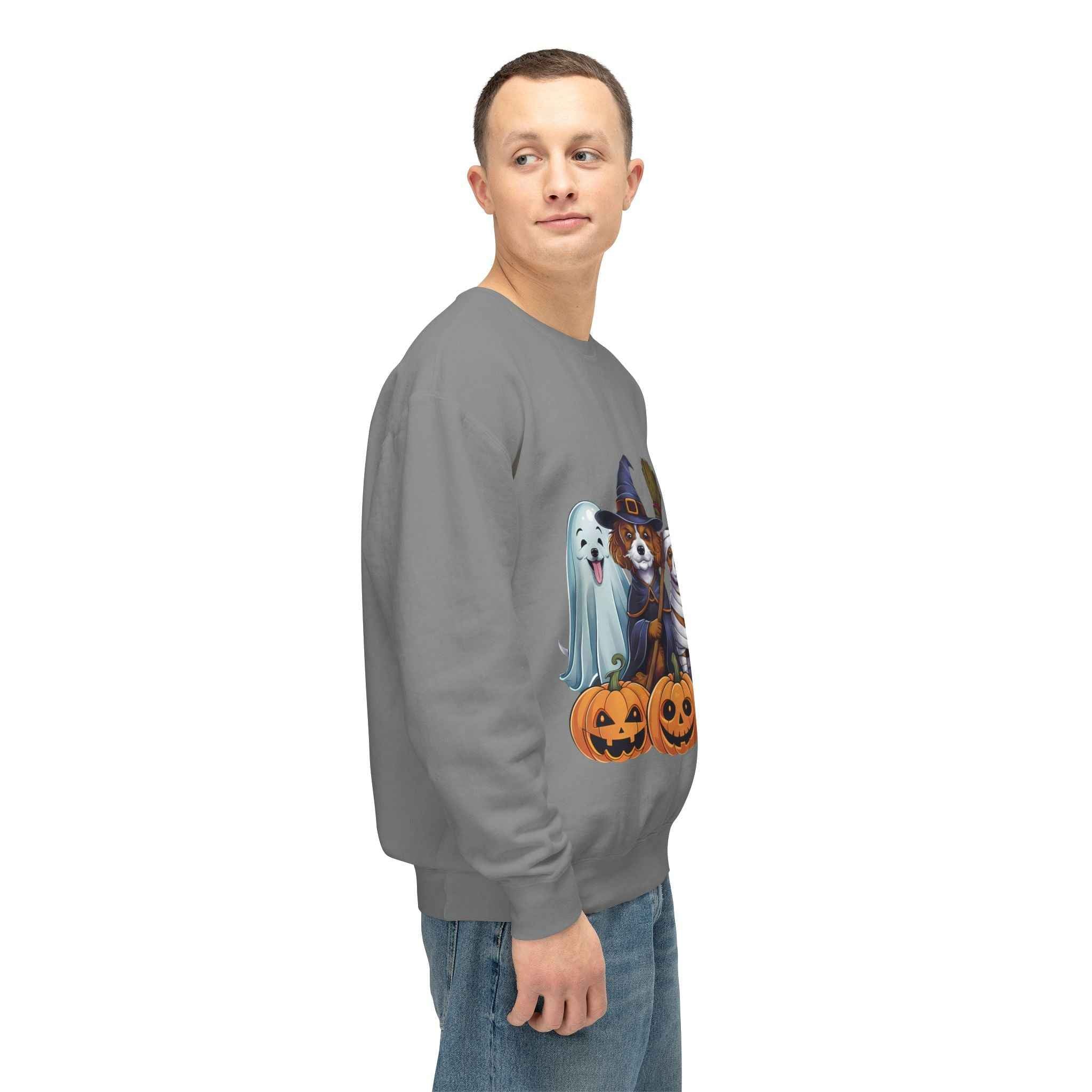 Halloween Dog Sweatshirt – Spooky Pet Crewneck for Your Furry Friend