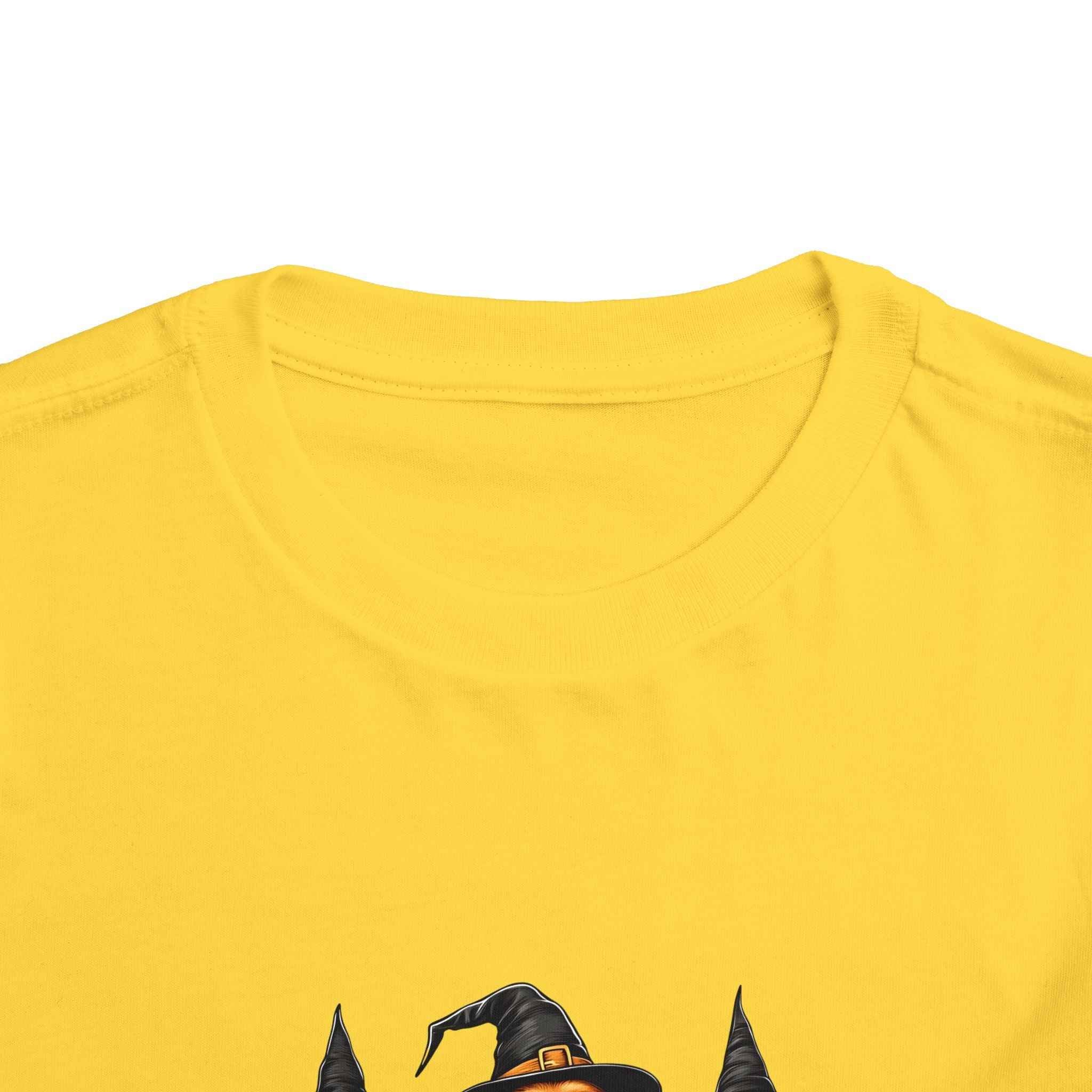 Halloween Puppy Witch Tee - Cute Toddler Shirt for Kids' Halloween Fun