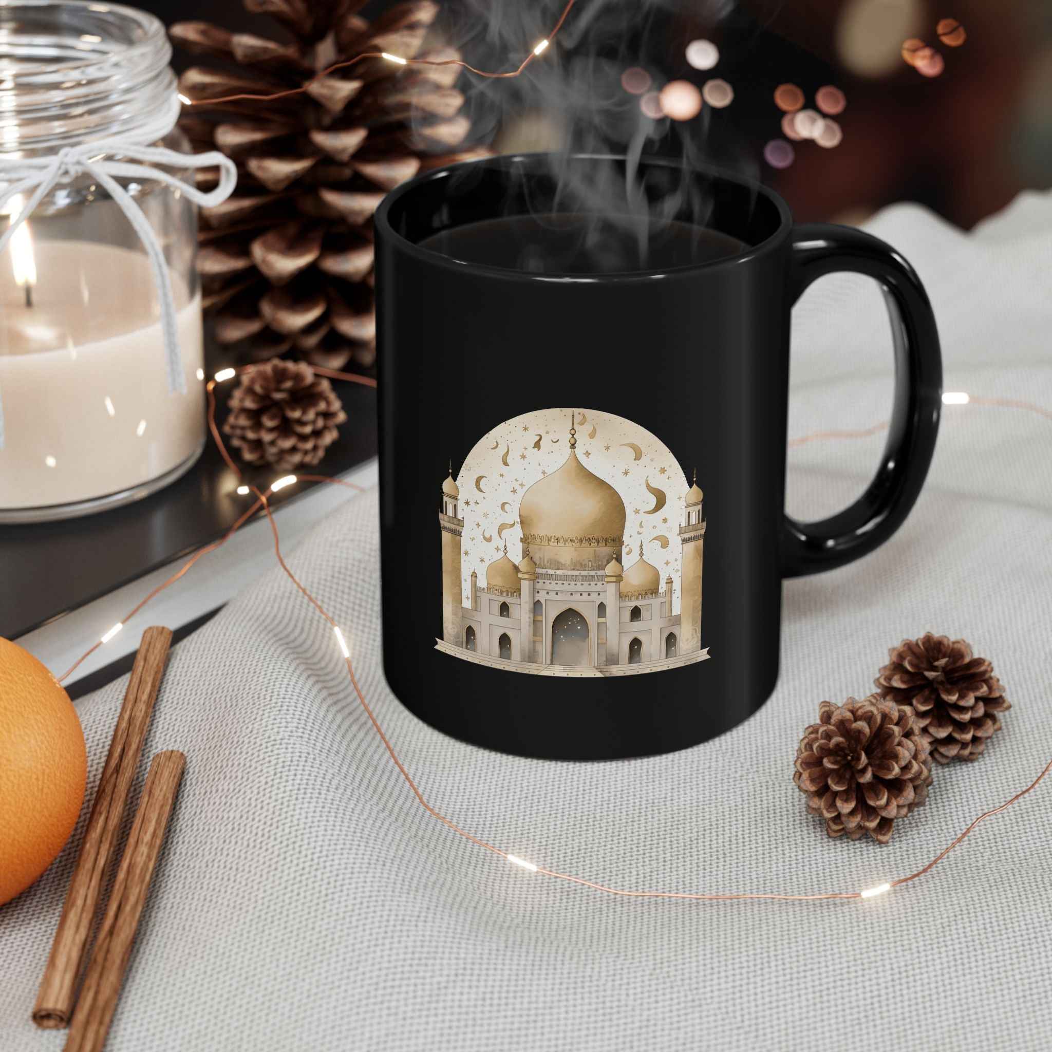 Beautiful Mosque Ramadan Mug - Perfect Gift for Mawlid and Umrah Celebrations of Faith