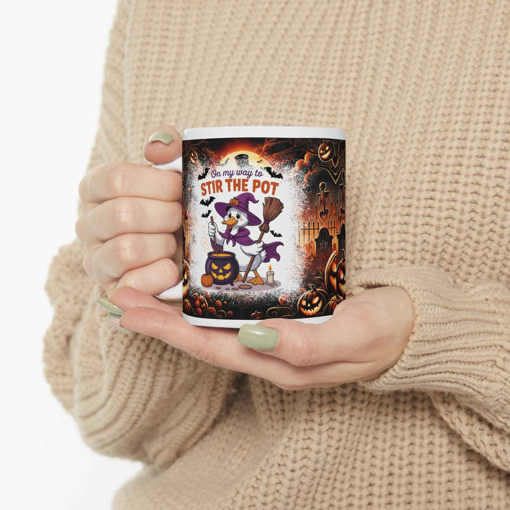 Mug - Stir the Pot Mug Ceramic (11oz, 15oz) for Coffee Lovers