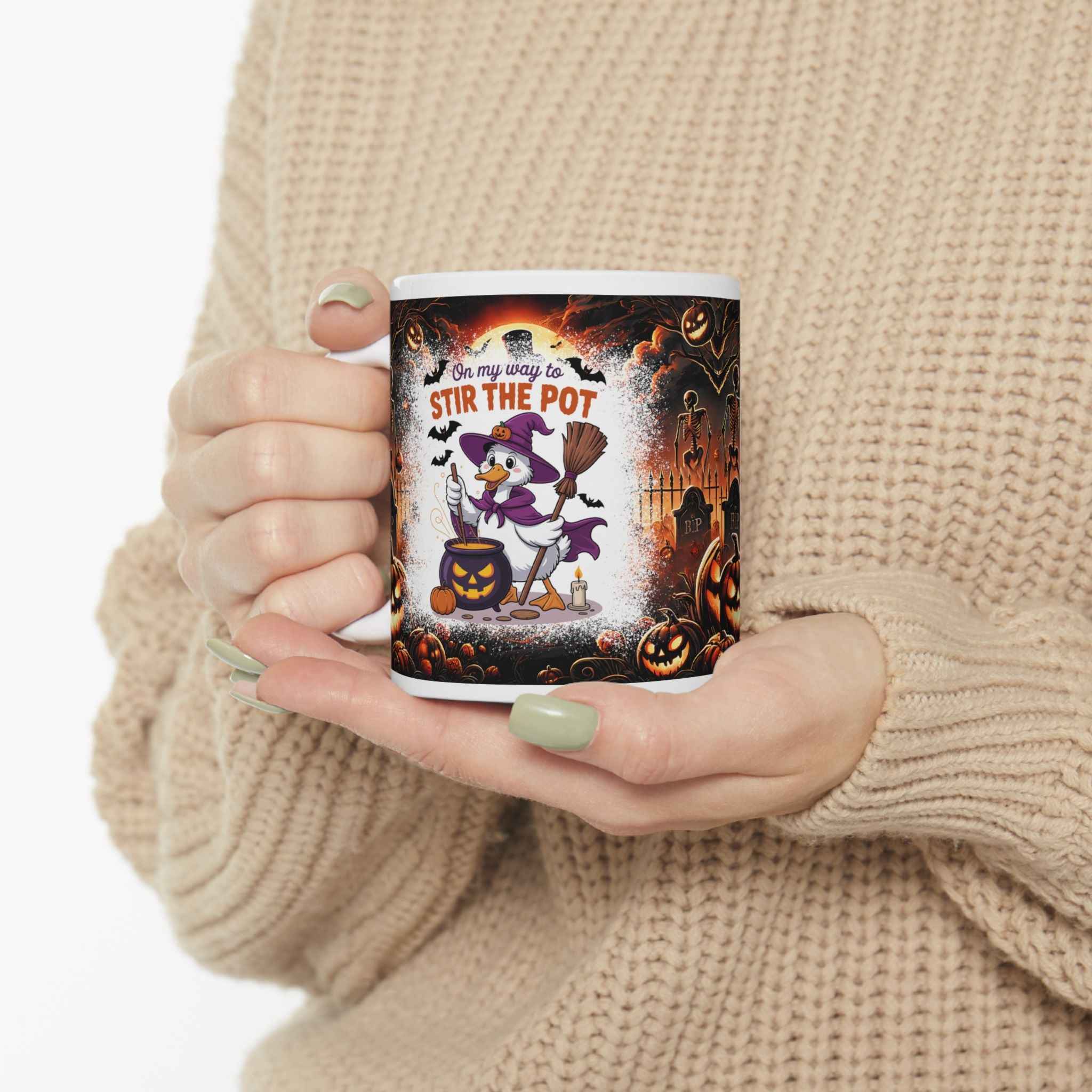 Mug - Stir the Pot Mug Ceramic (11oz, 15oz) for Coffee Lovers