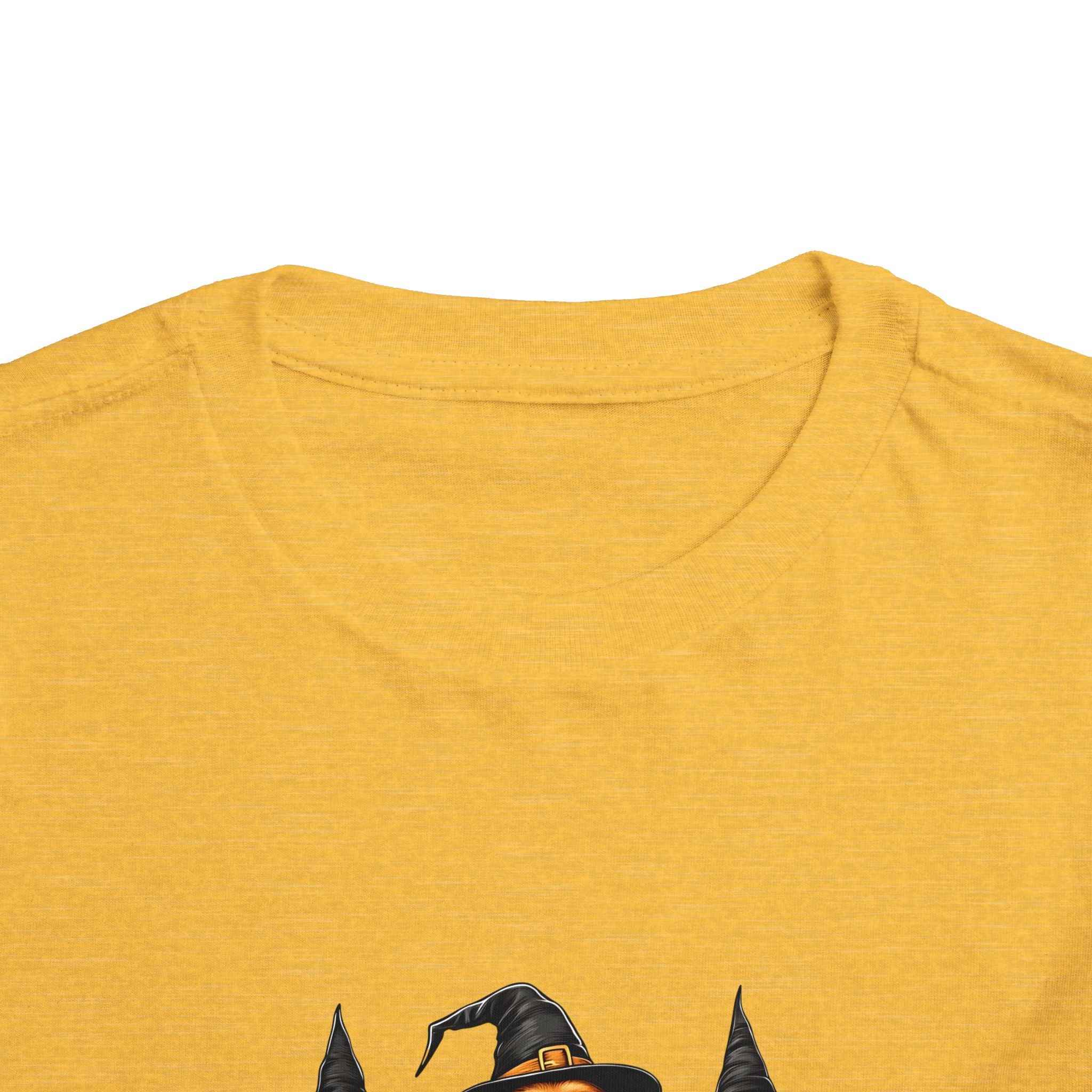 Halloween Puppy Witch Tee - Cute Toddler Shirt for Kids' Halloween Fun