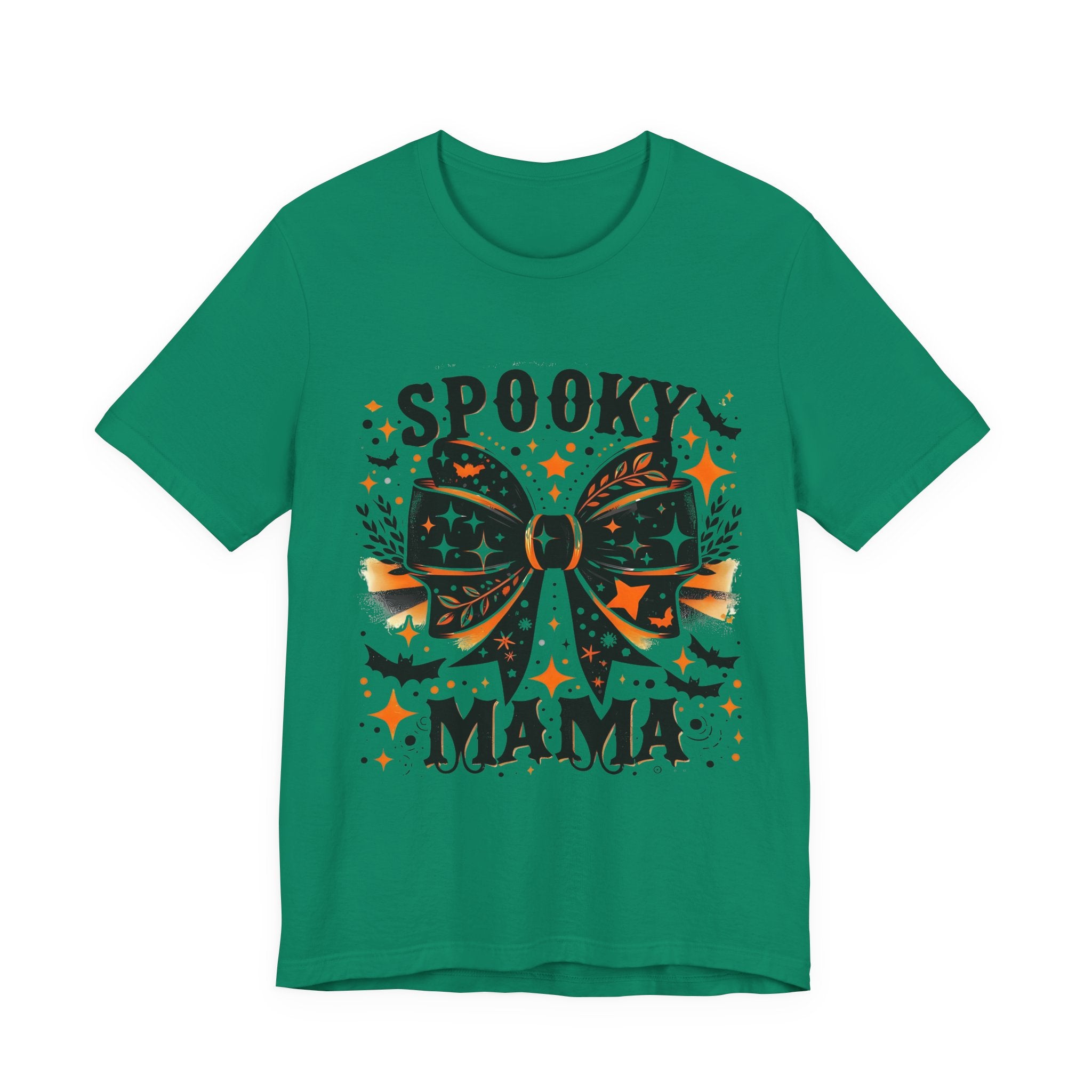 Spooky Mama T-Shirt - Unisex Jersey Tee for Halloween, Family Events, Gifts for Moms, Autumn Fashion, Casual Wear