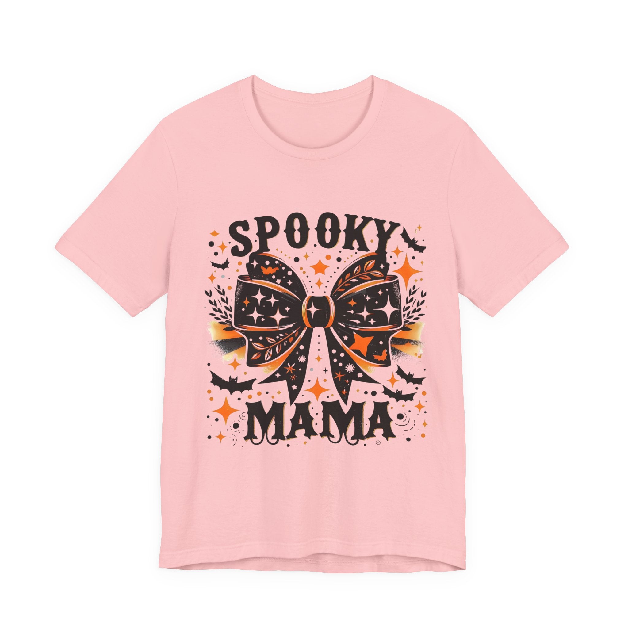 Spooky Mama T-Shirt - Unisex Jersey Tee for Halloween, Family Events, Gifts for Moms, Autumn Fashion, Casual Wear