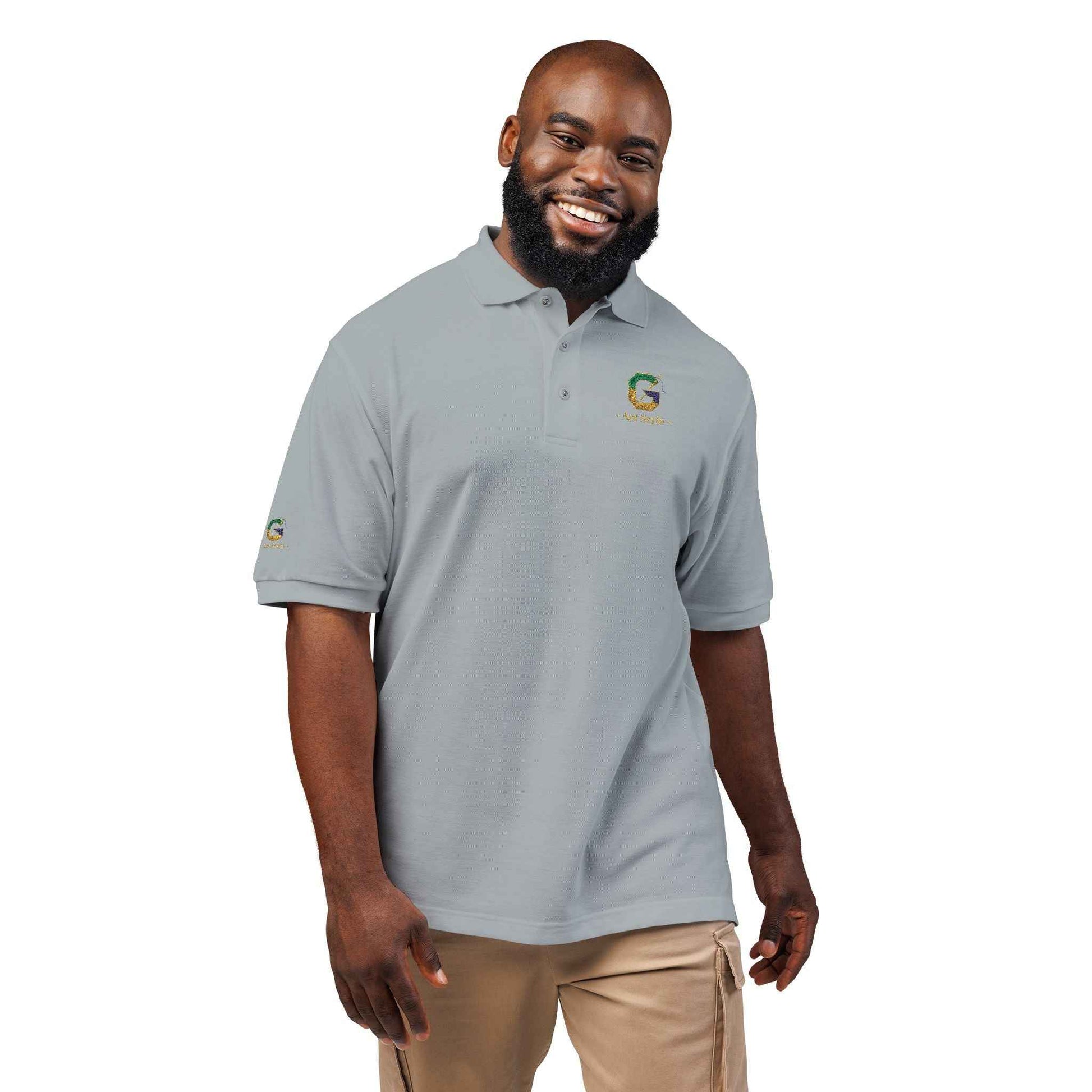 Embroidered Polo Shirt for Unisex - Casual Comfort and Style