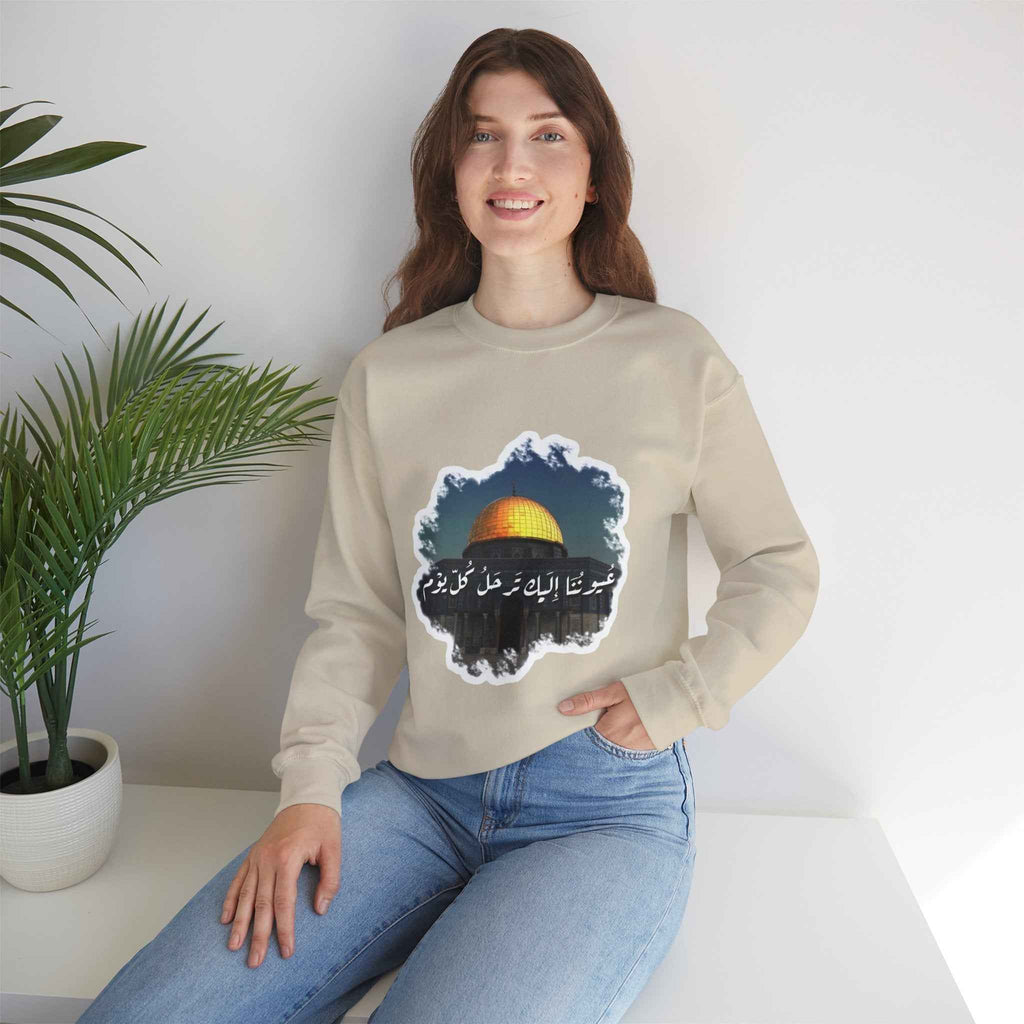 Palestine Best Sweatshirt - Heavy Blend Crewneck Palestine Sweatshirt