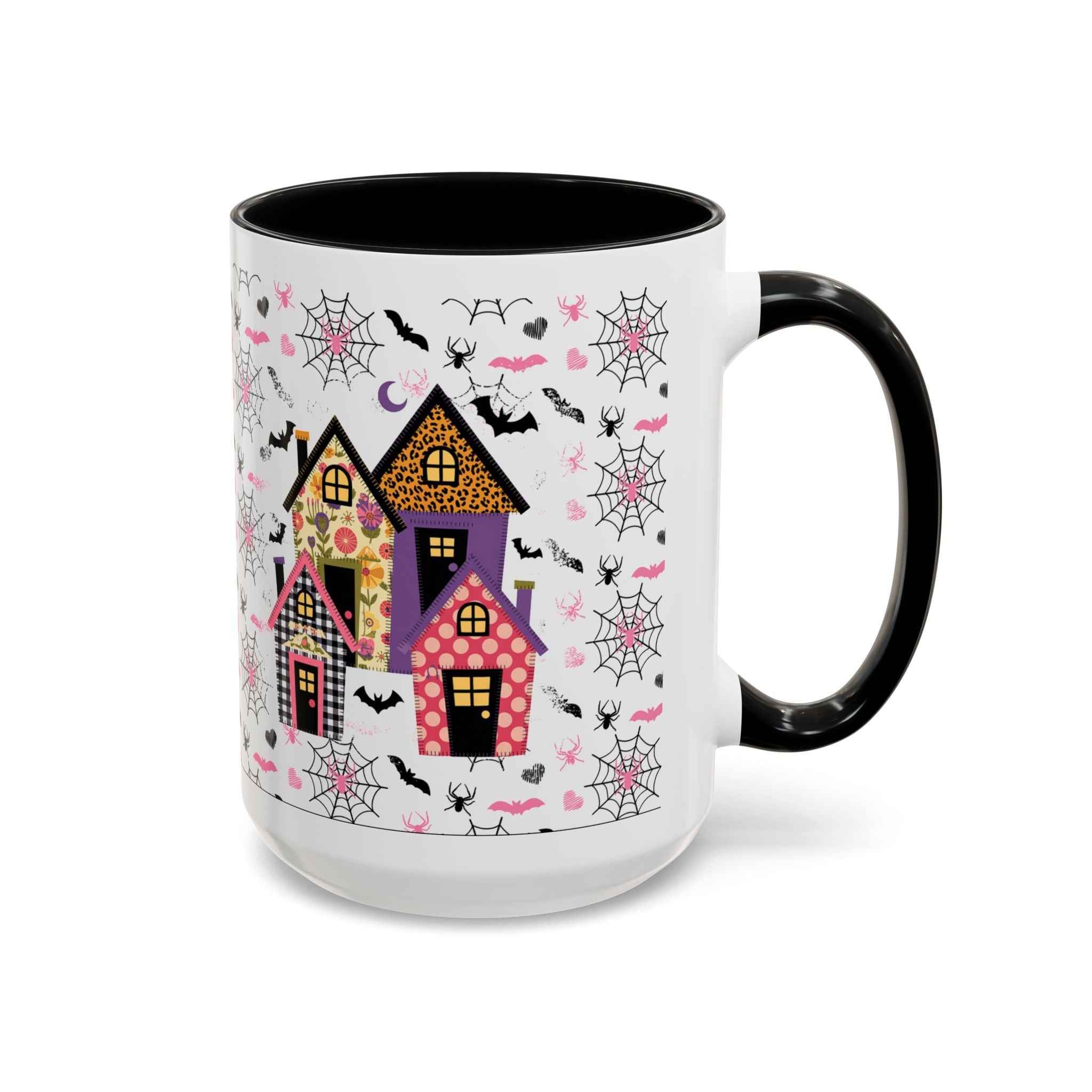 Halloween Coffee Mug | Spooky House Design, Perfect Fall Decor and Witchy Gifts for Autumn Celebrations and Cozy Nights