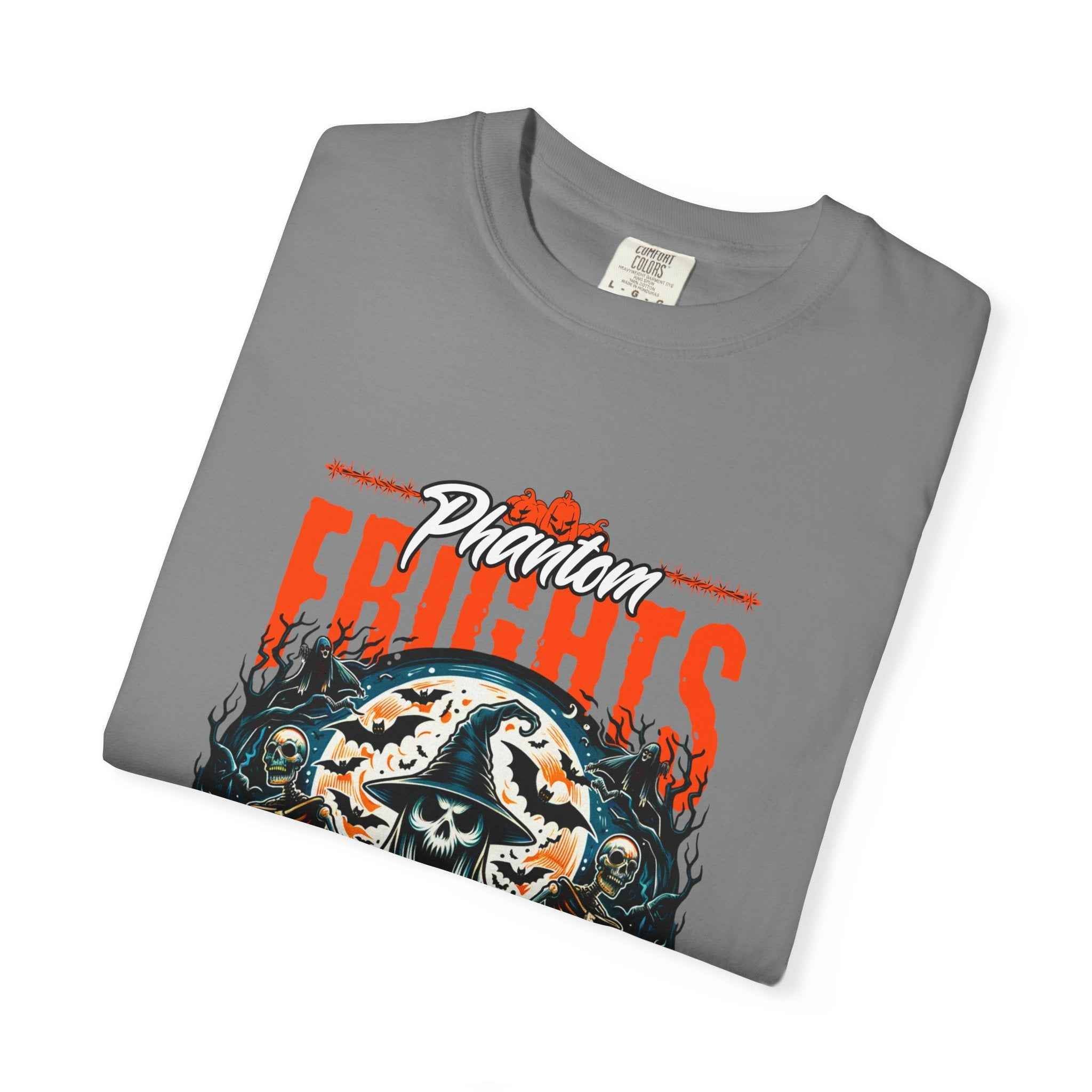 Phantom Frights T-Shirt - Unisex Garment-Dyed Tee for Spooky Seasons