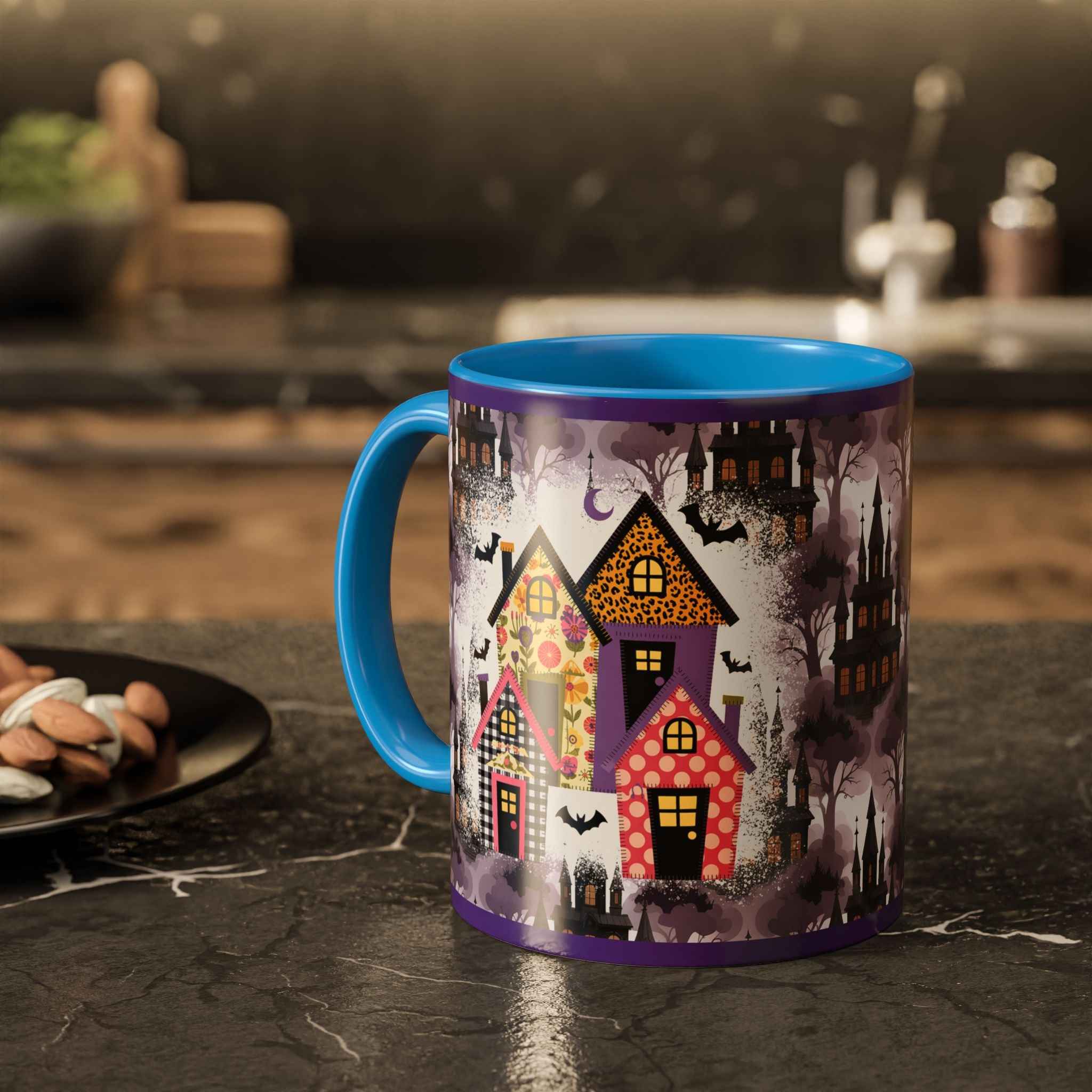 Colorful Halloween Mugs - Unique Witch-Themed Coffee Cup for Spooky Autumn Gifts