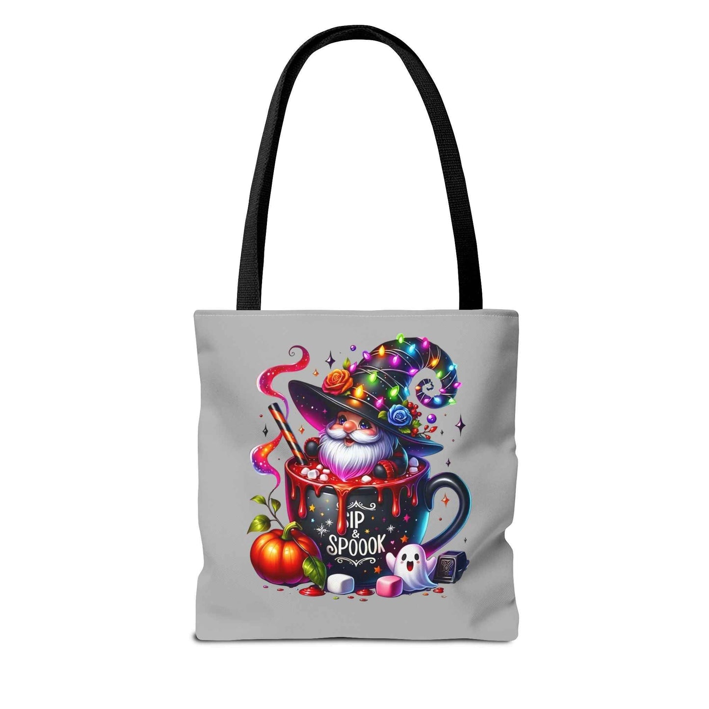 Halloween Gnome Tote Bag for Whimsical Shopping Adventures