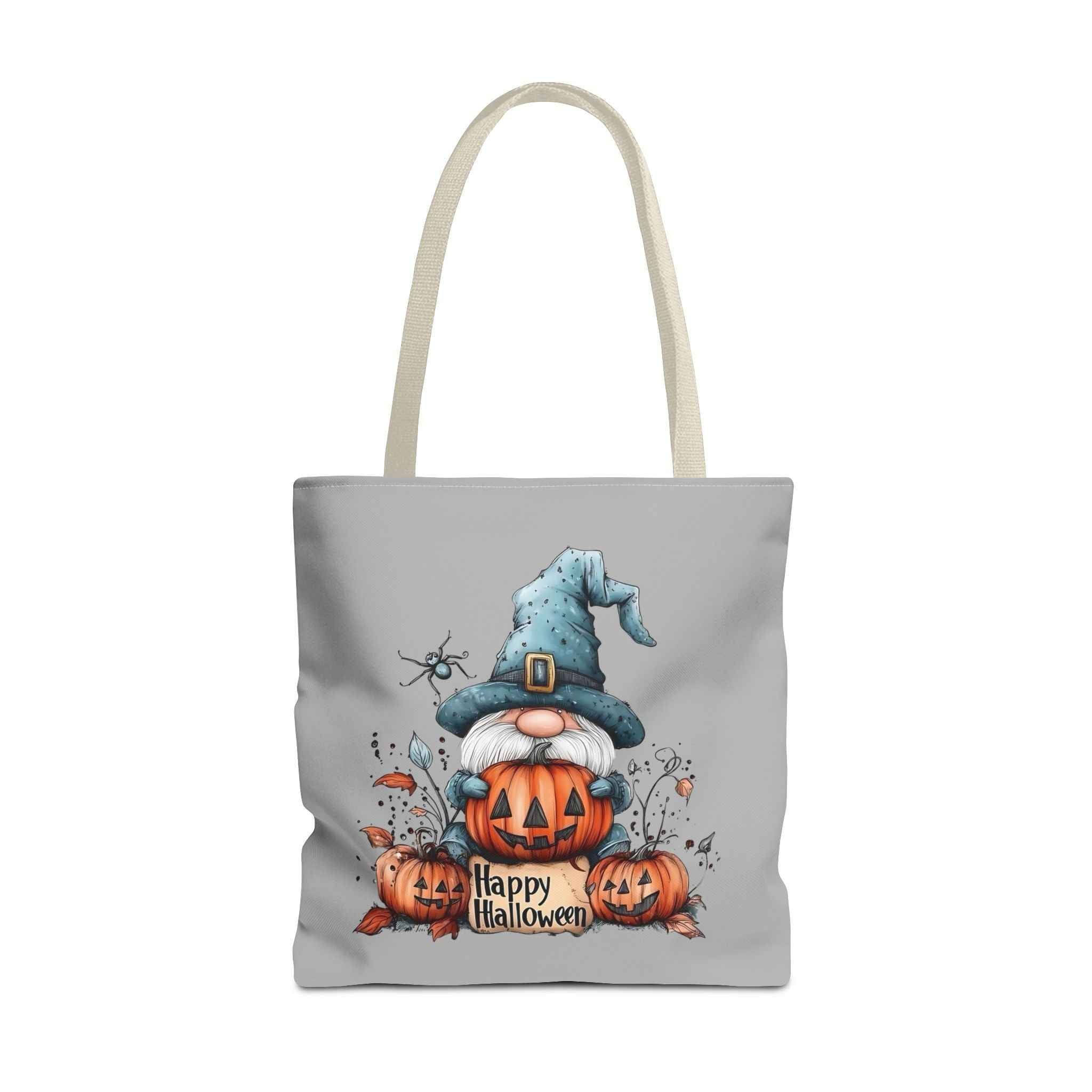 Halloween Mini Tote Bag - Spooky Pumpkin Design for Trick or Treating