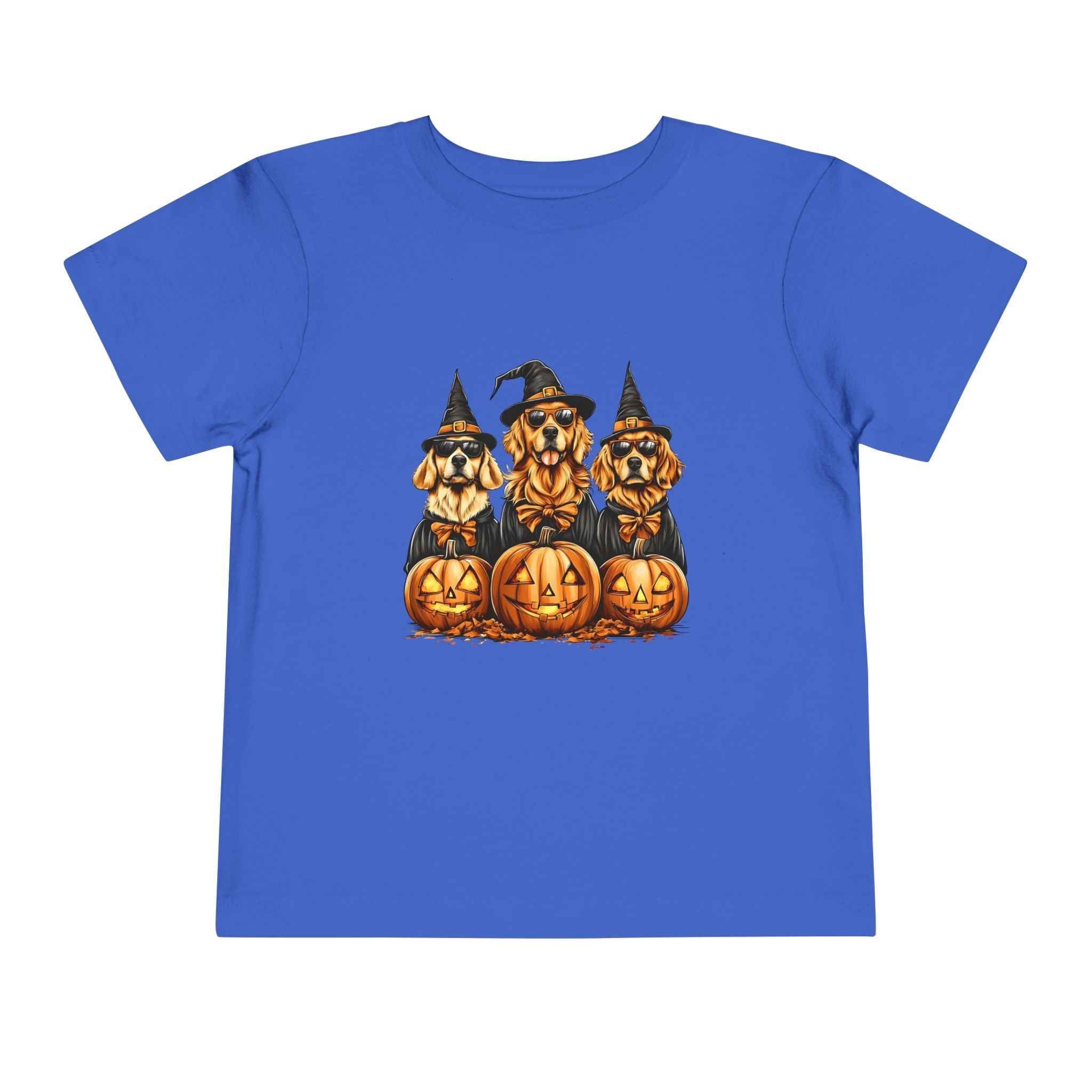Halloween Puppy Witch Tee - Cute Toddler Shirt for Kids' Halloween Fun