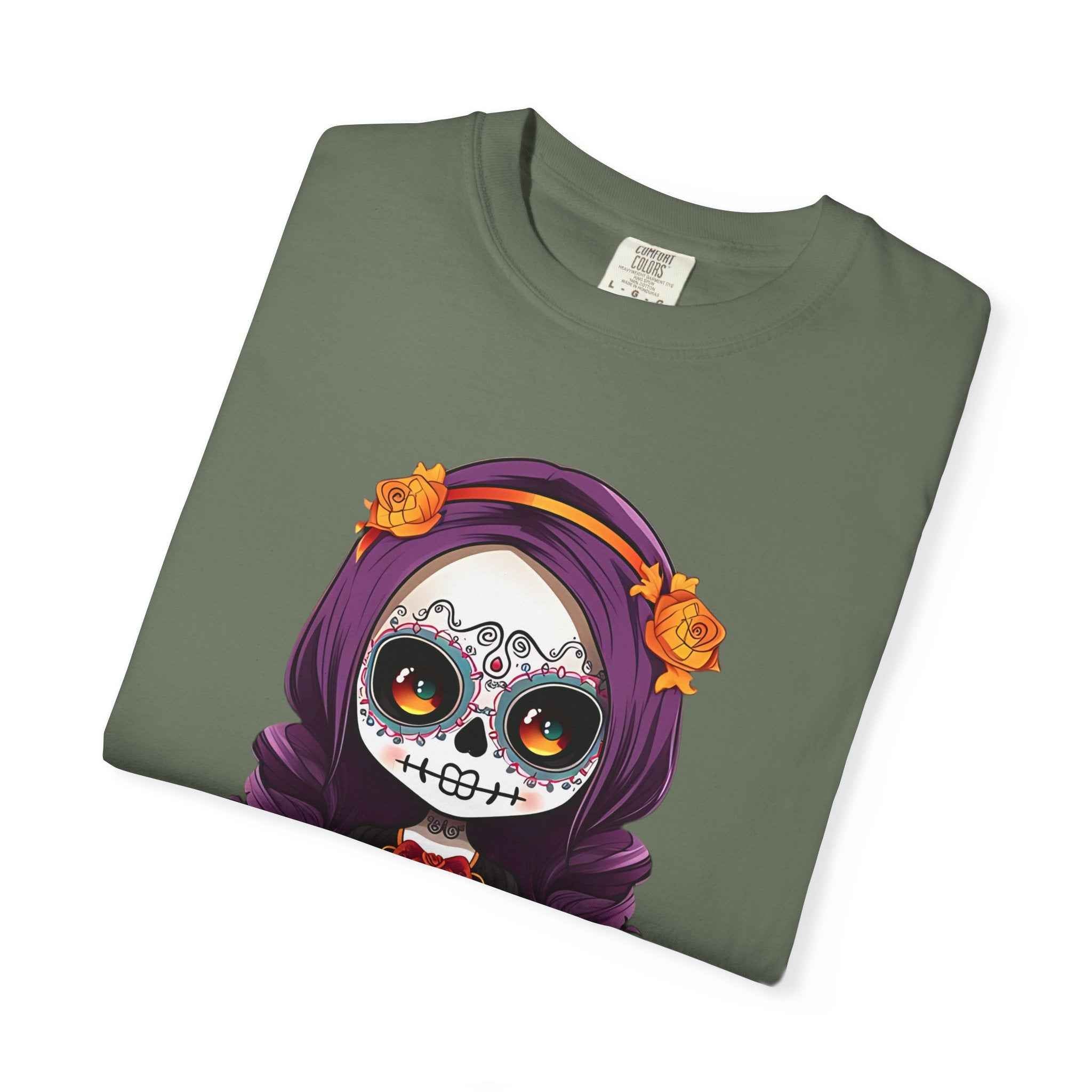 Dia de los Muertos T-Shirt - Vibrant Halloween Casual Wear