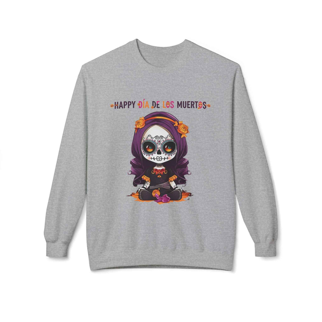 Día de Los Muertos Sweatshirt - Day of the Dead Fleece Crewneck for Festive Comfort