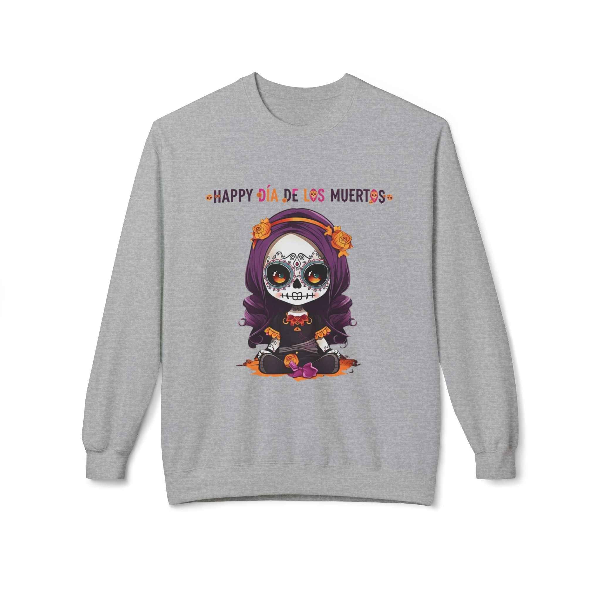 Día de Los Muertos Sweatshirt - Day of the Dead Fleece Crewneck for Festive Comfort