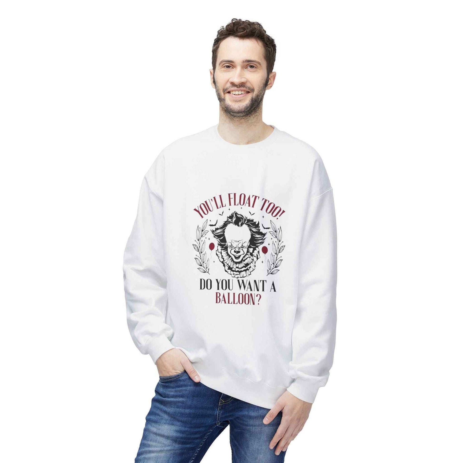 Creepy Chills Sweatshirt - Scary Movie Merch for Horror Apparel Lovers