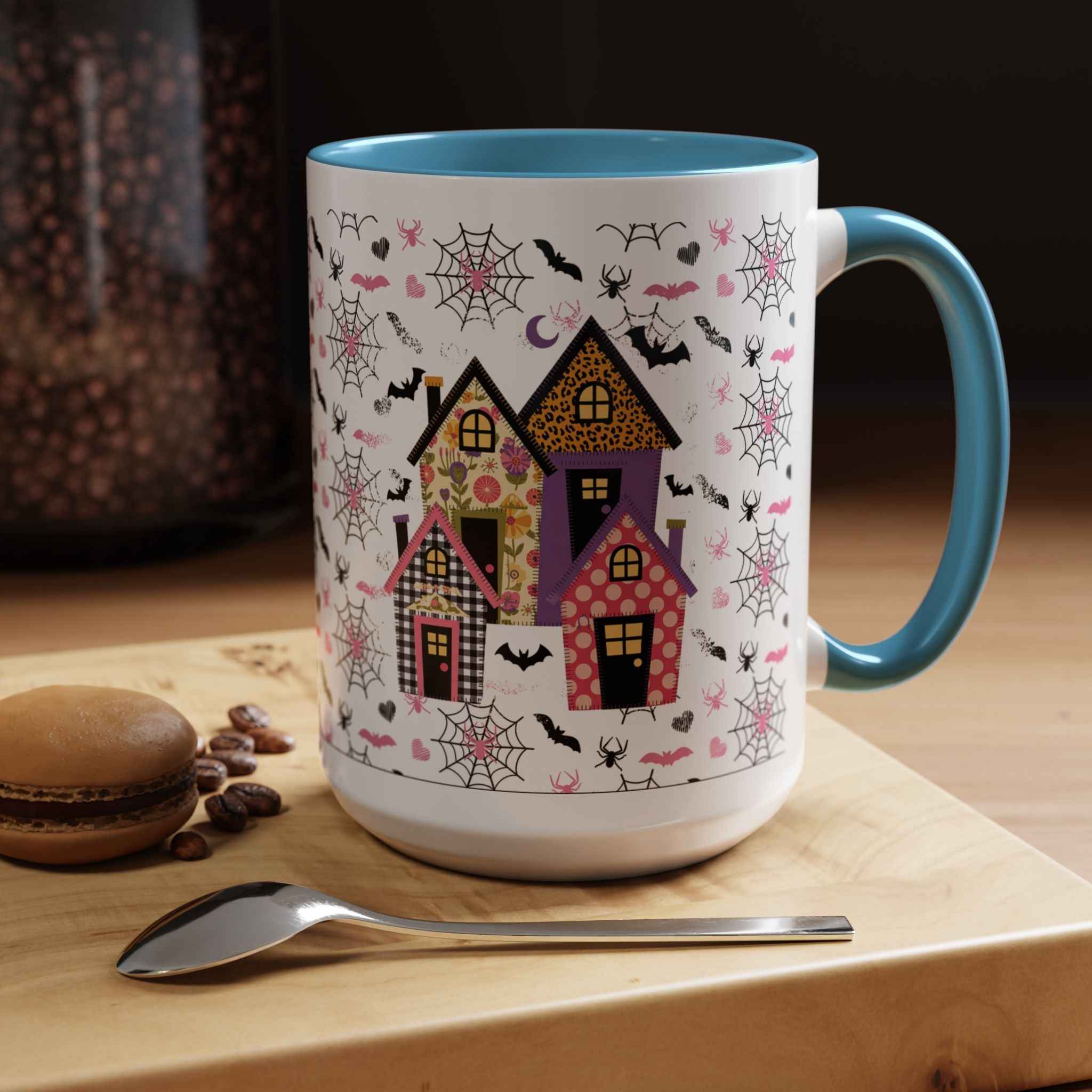 Halloween Coffee Mug | Spooky House Design, Perfect Fall Decor and Witchy Gifts for Autumn Celebrations and Cozy Nights