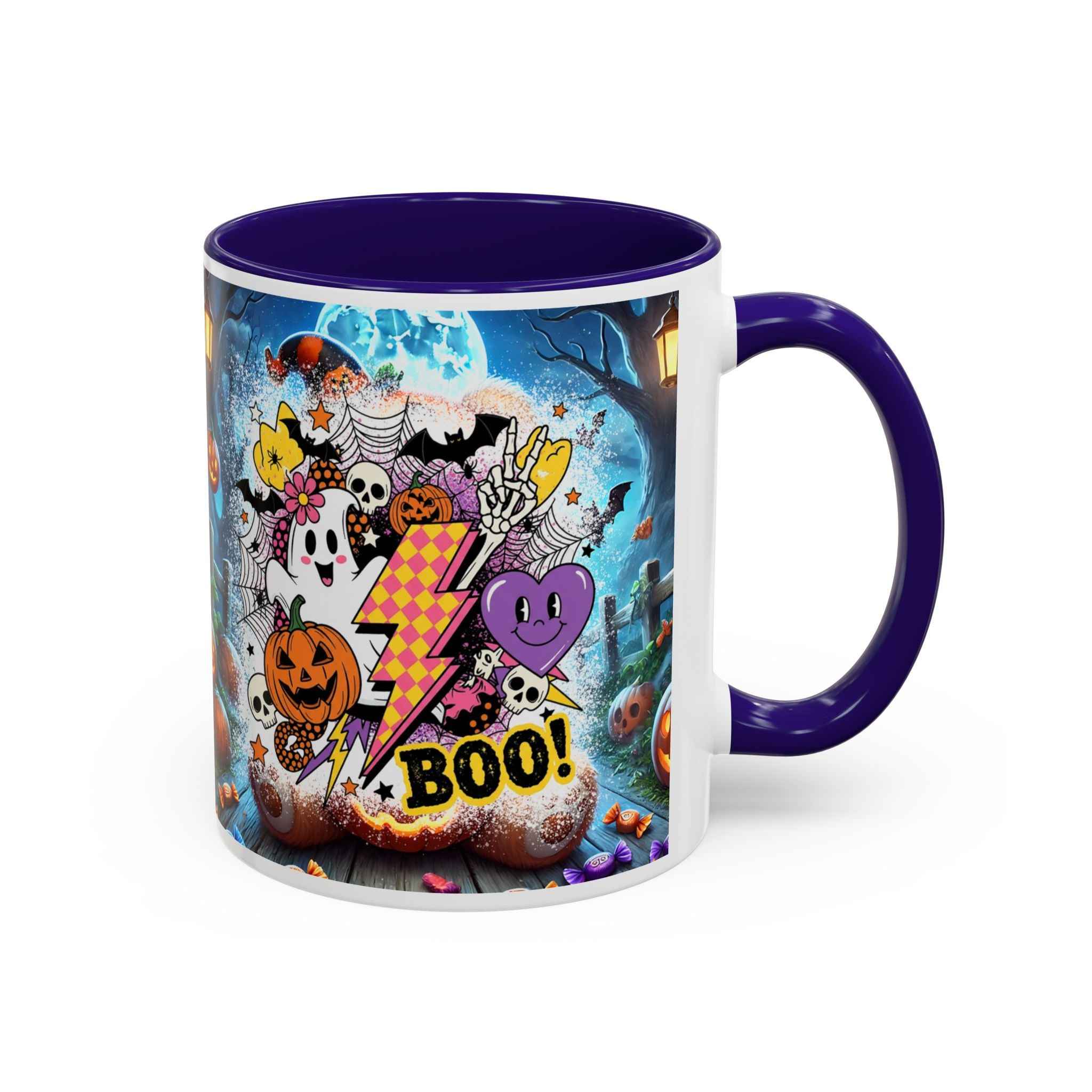 Halloween-Themed Colorful Mug for Scary Fun and Spooky Trick-or-Treat Adventures
