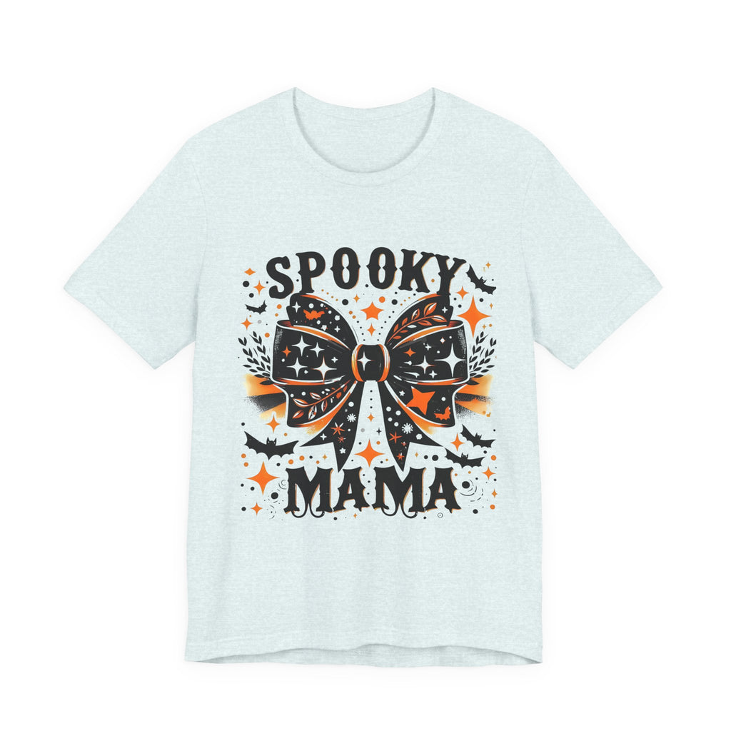 Spooky Mama T-Shirt - Unisex Jersey Tee for Halloween, Family Events, Gifts for Moms, Autumn Fashion, Casual Wear