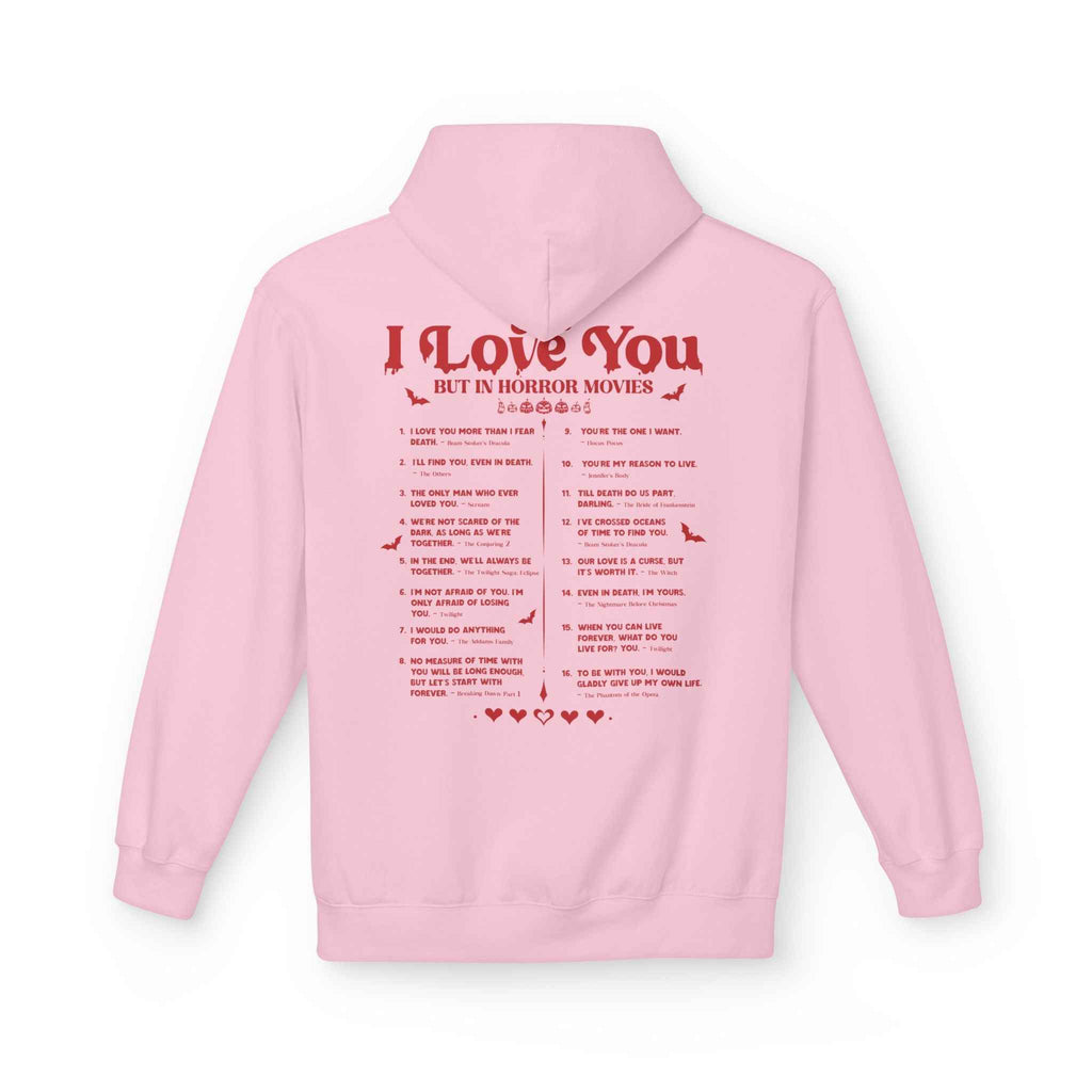 Horror Movie Lover Hoodie - Halloween Love Quotes Sweatshirt for Fans