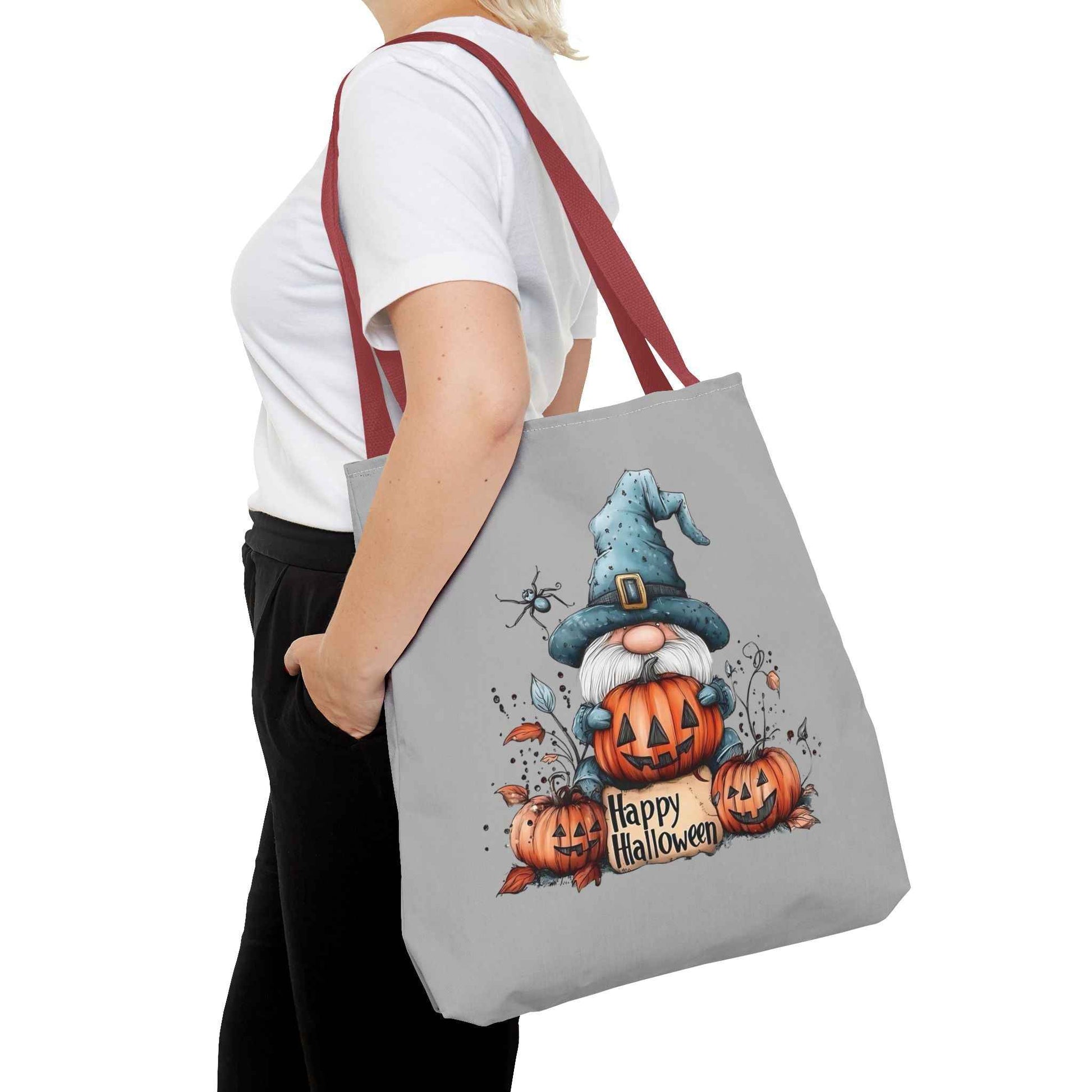 Halloween Mini Tote Bag - Spooky Pumpkin Design for Trick or Treating