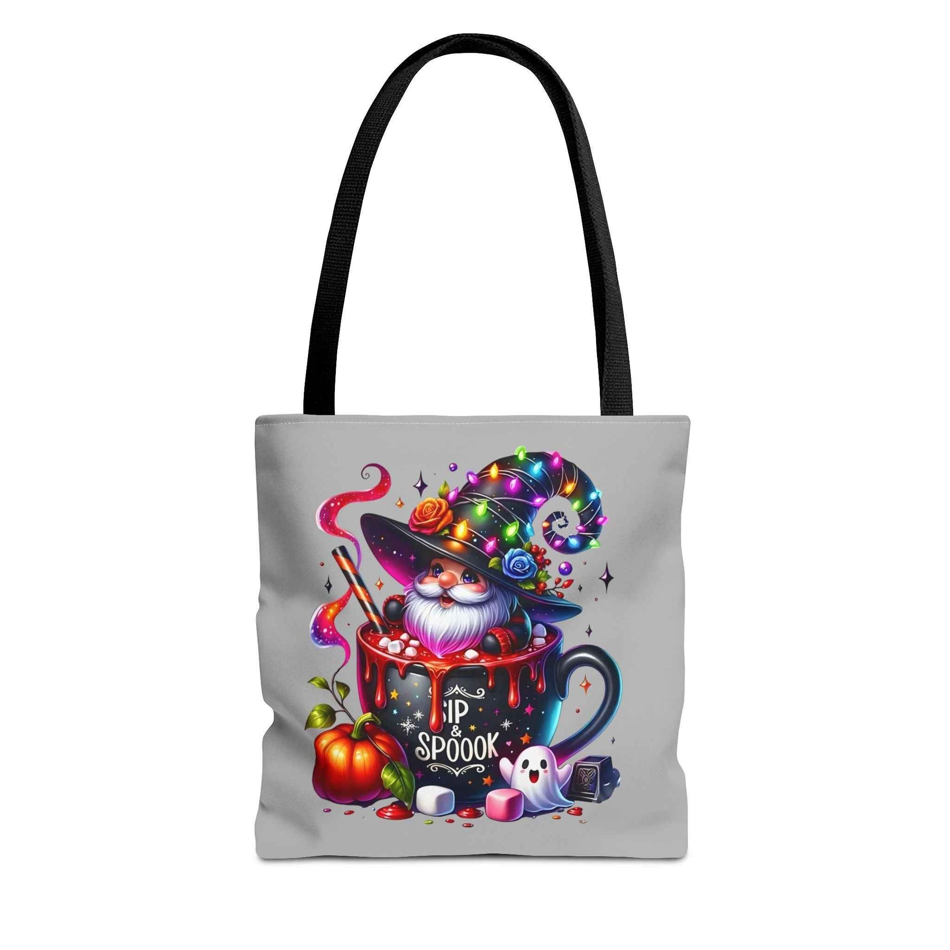 Halloween Gnome Tote Bag for Whimsical Shopping Adventures