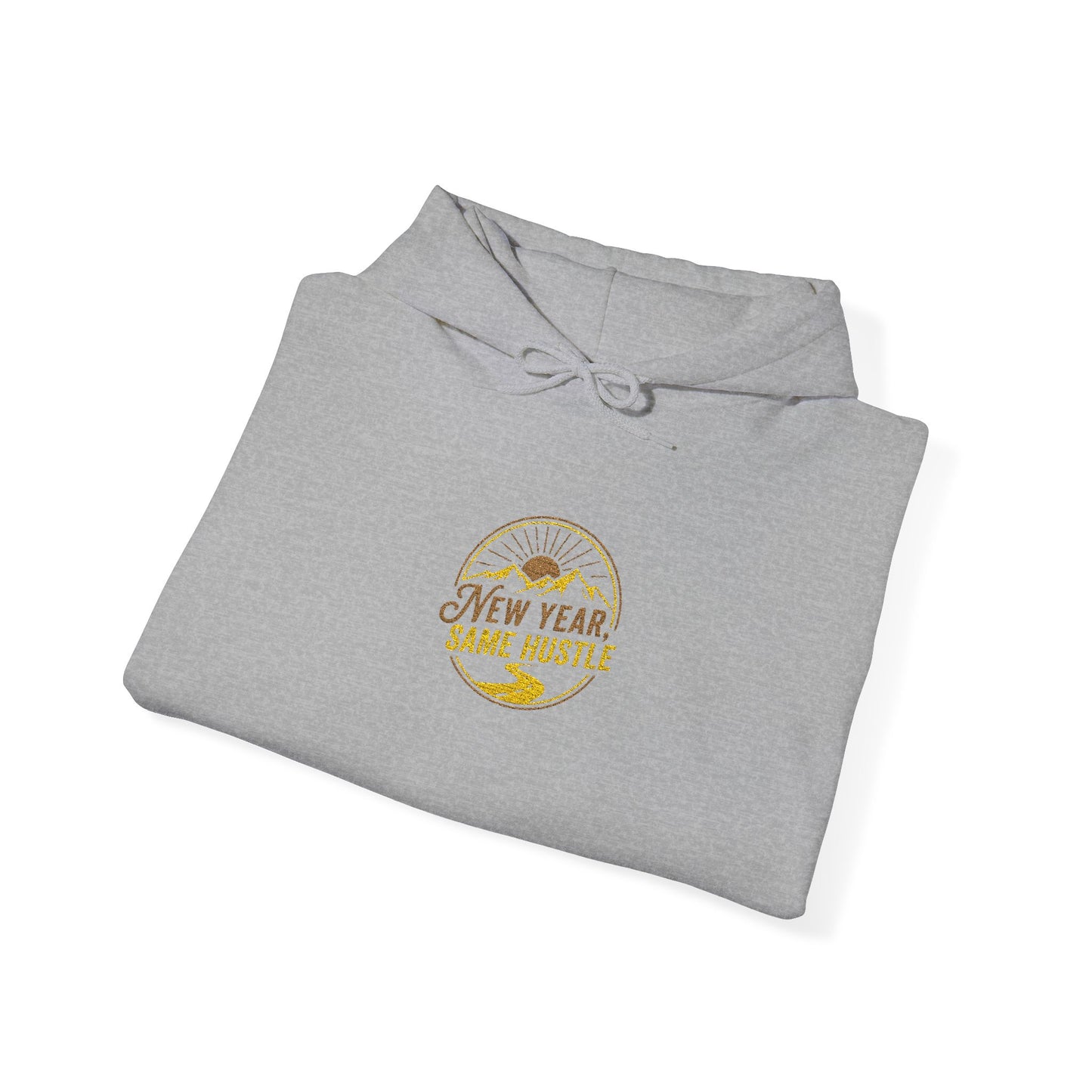 New Year Golden Fireworks Hoodie — Celebrate 2025 Pullover