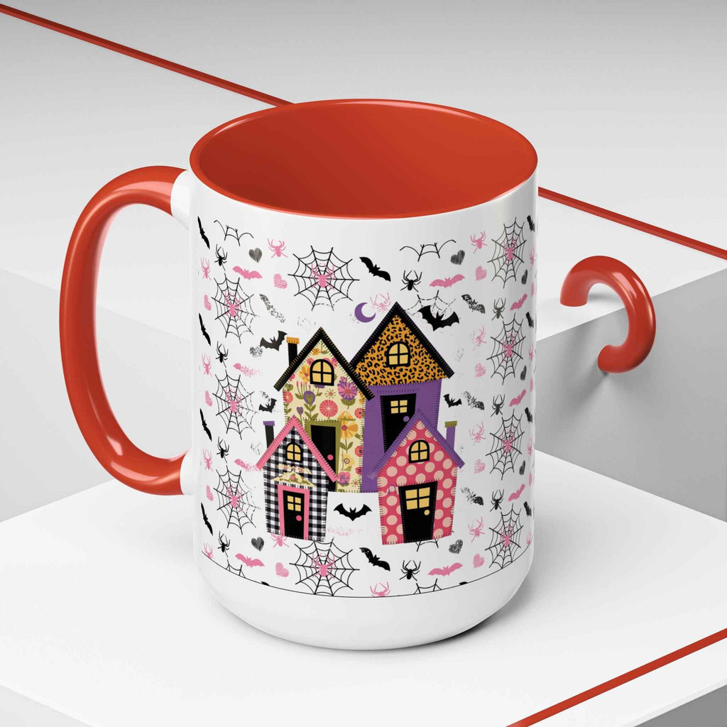 Halloween Coffee Mug | Spooky House Design, Perfect Fall Decor and Witchy Gifts for Autumn Celebrations and Cozy Nights