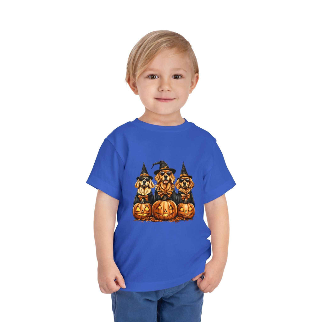 Halloween Puppy Witch Tee - Cute Toddler Shirt for Kids' Halloween Fun