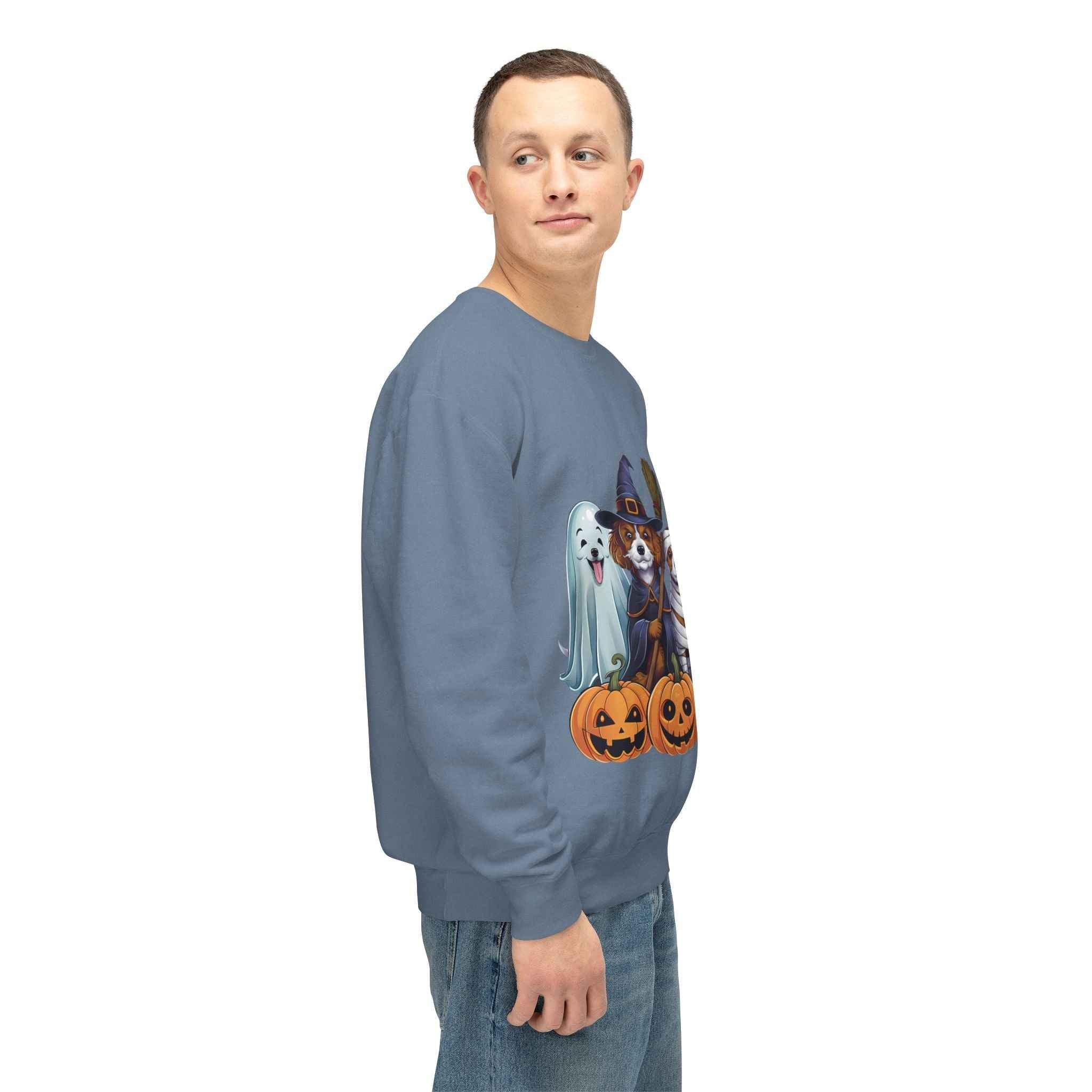 Halloween Dog Sweatshirt – Spooky Pet Crewneck for Your Furry Friend