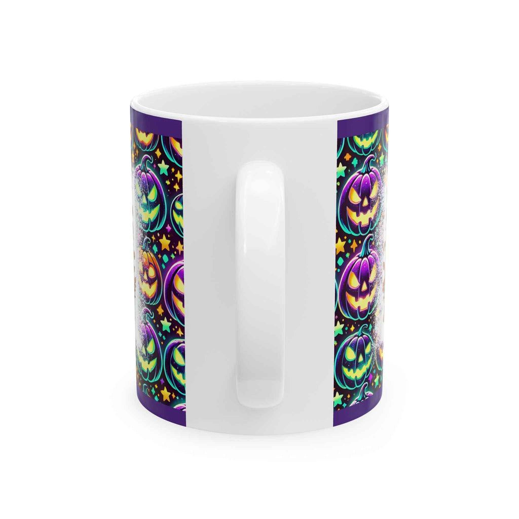 Spooky Halloween Mug - Ceramic Pumpkin Decor, 11oz & 15oz, Perfect for Fall, Coffee Lovers & Halloween Gifts