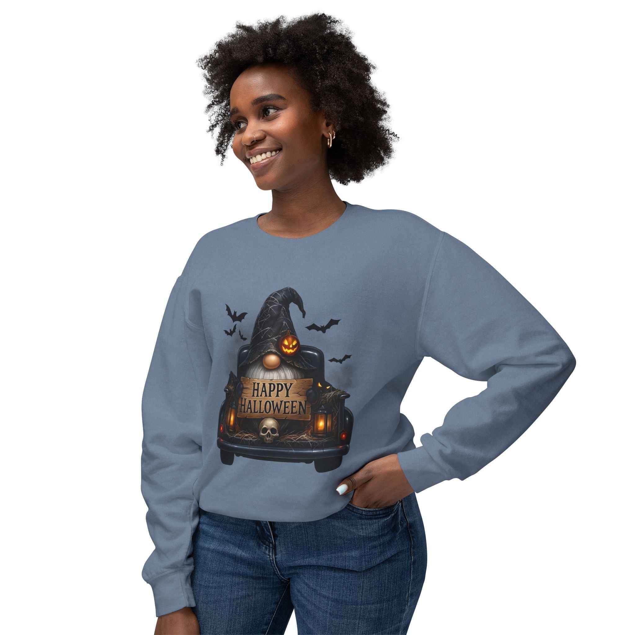 Halloween Unisex Sweatshirt - Spooky Crewneck for All Genders