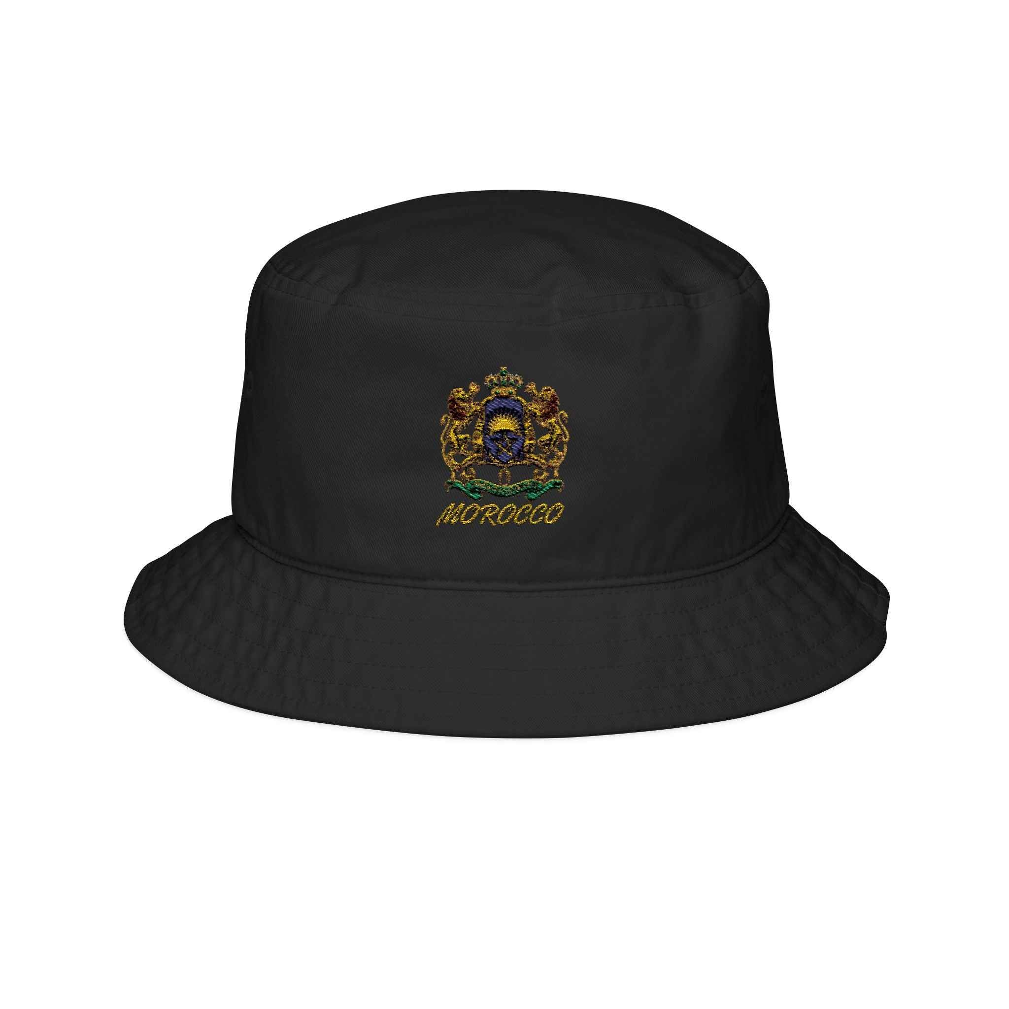 Embroidered Bucket Hat Morocco Souvenir Gift - Perfect for Morocco vs Argentina Fans
