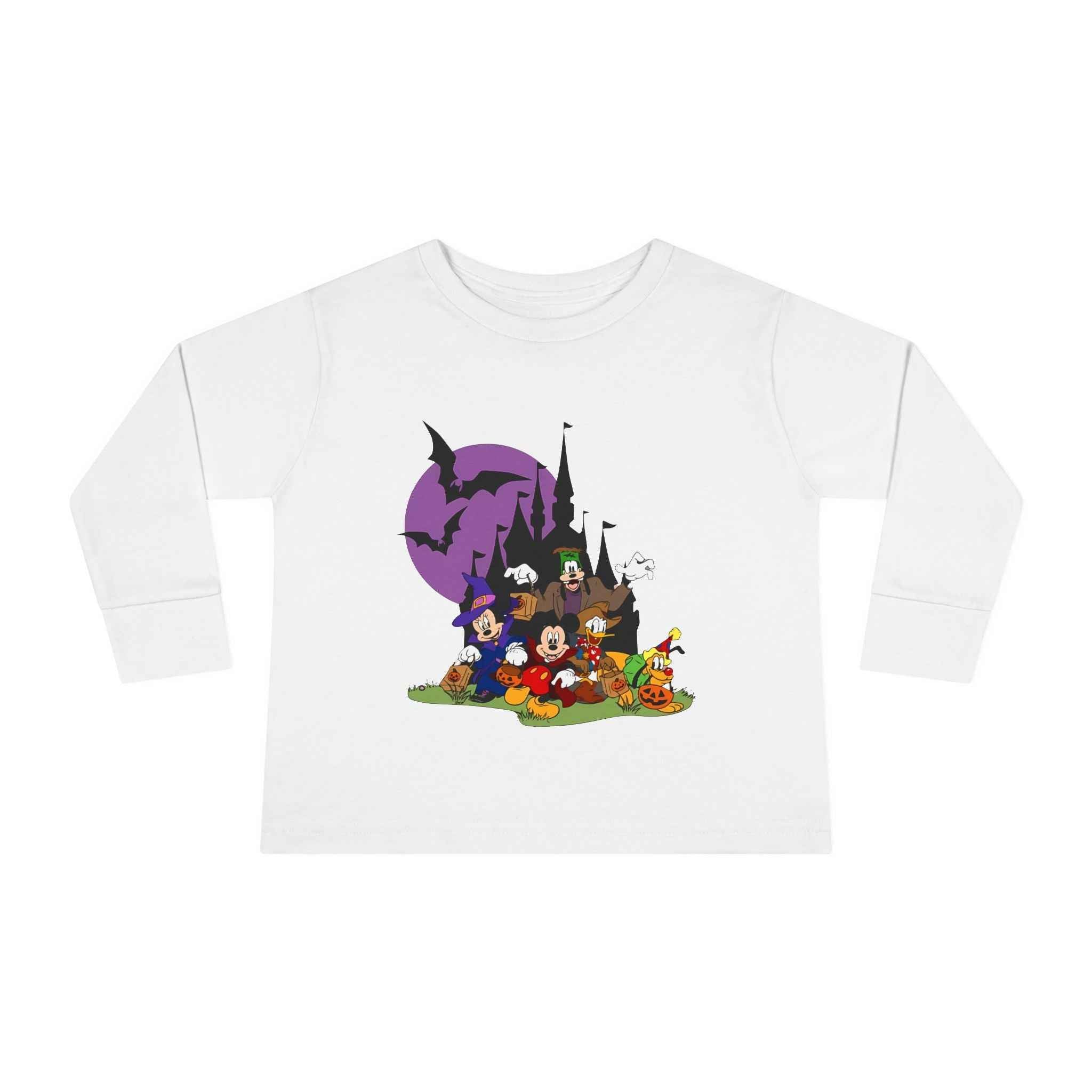 Toddler Halloween Tee - Long Sleeve Spooky Season Outfit, Ideal Trick or Treat Costume, Comfortable Kids Playwear