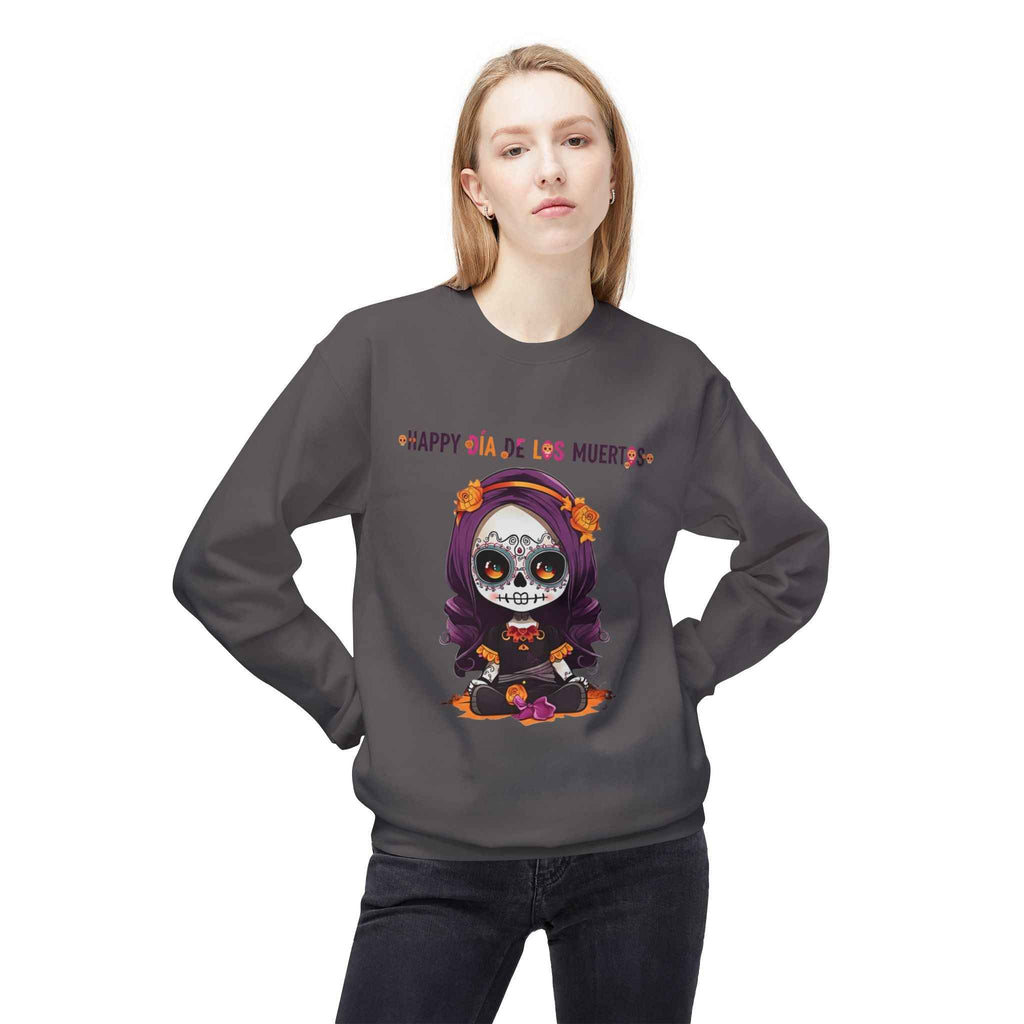 Día de Los Muertos Sweatshirt - Day of the Dead Fleece Crewneck for Festive Comfort