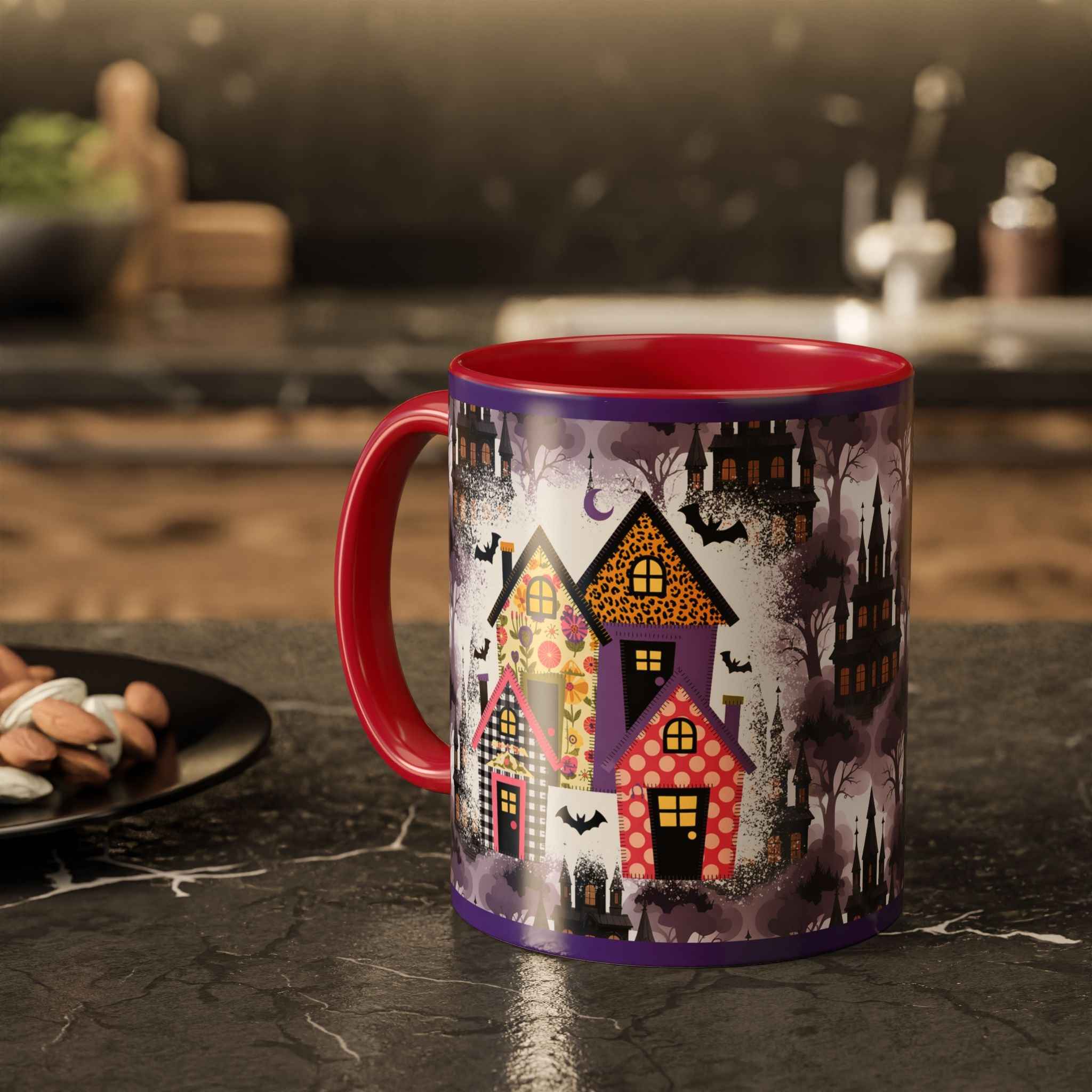 Colorful Halloween Mugs - Unique Witch-Themed Coffee Cup for Spooky Autumn Gifts