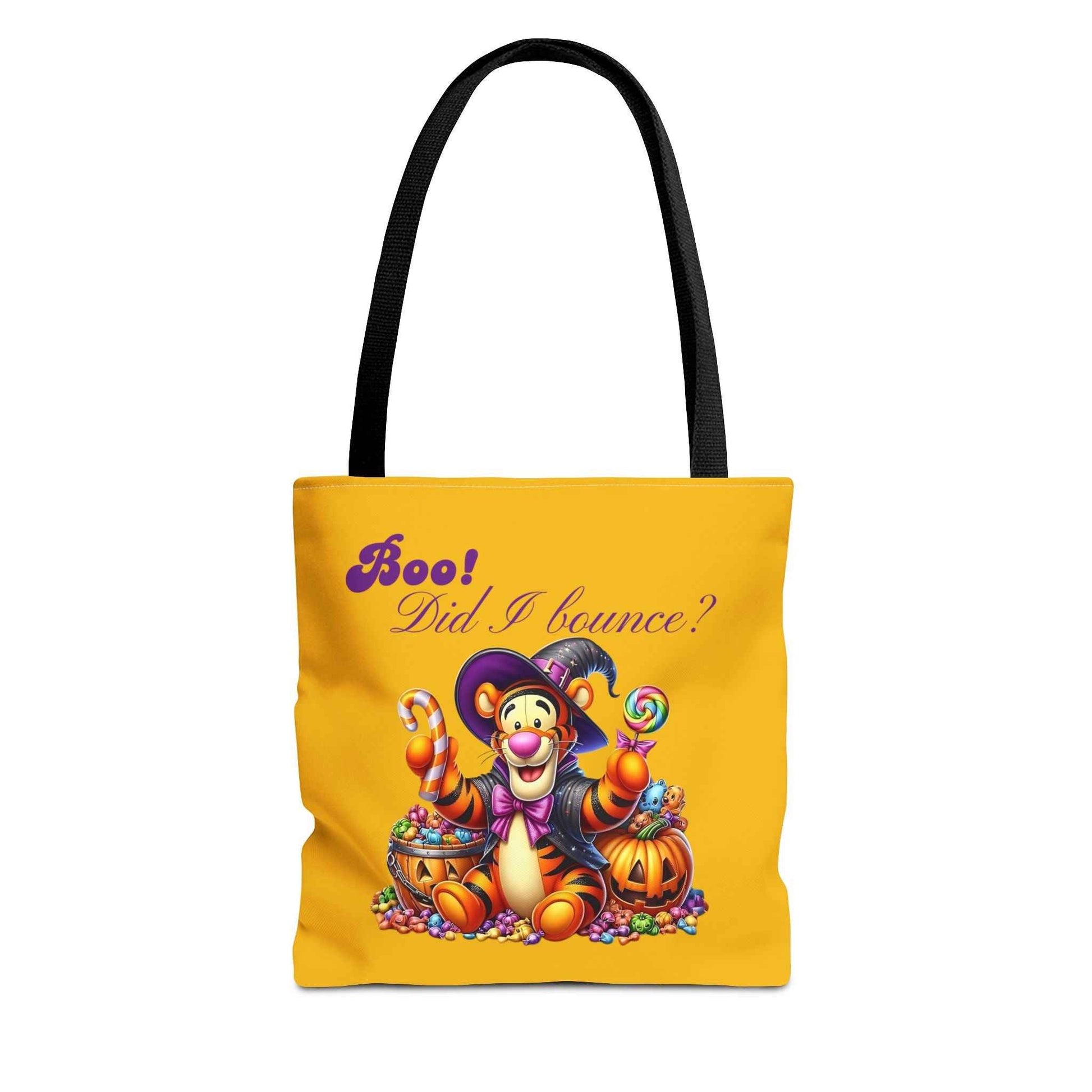 Halloween Tote Bag - Boo! Did I Bounce? Fun Trick or Treat Bag, Cute Gift for Halloween Lovers, Seasonal Shopping Bag, Fall Decor