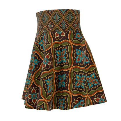 Turkish Style Skater Skirt for Women - Trendy Vibrant Fashion