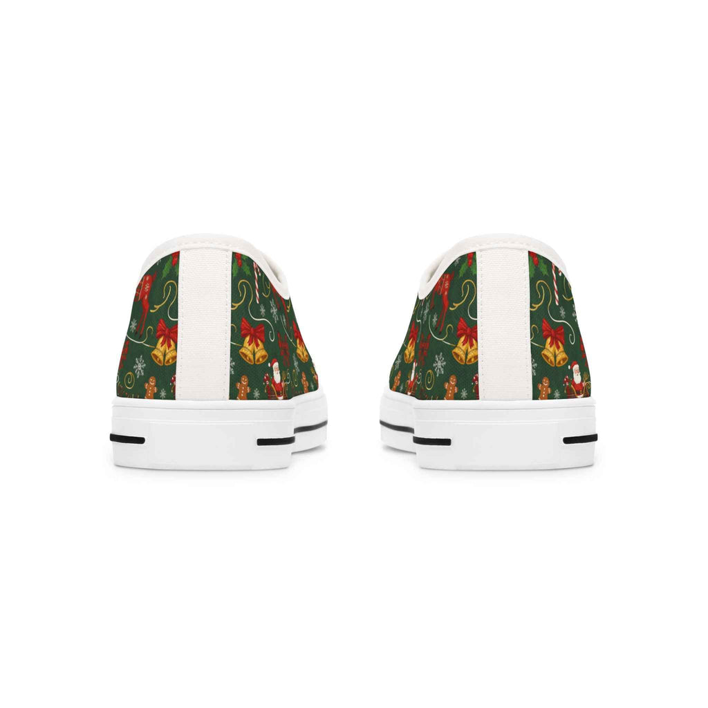 Holiday Floral Women's Low Top Sneakers