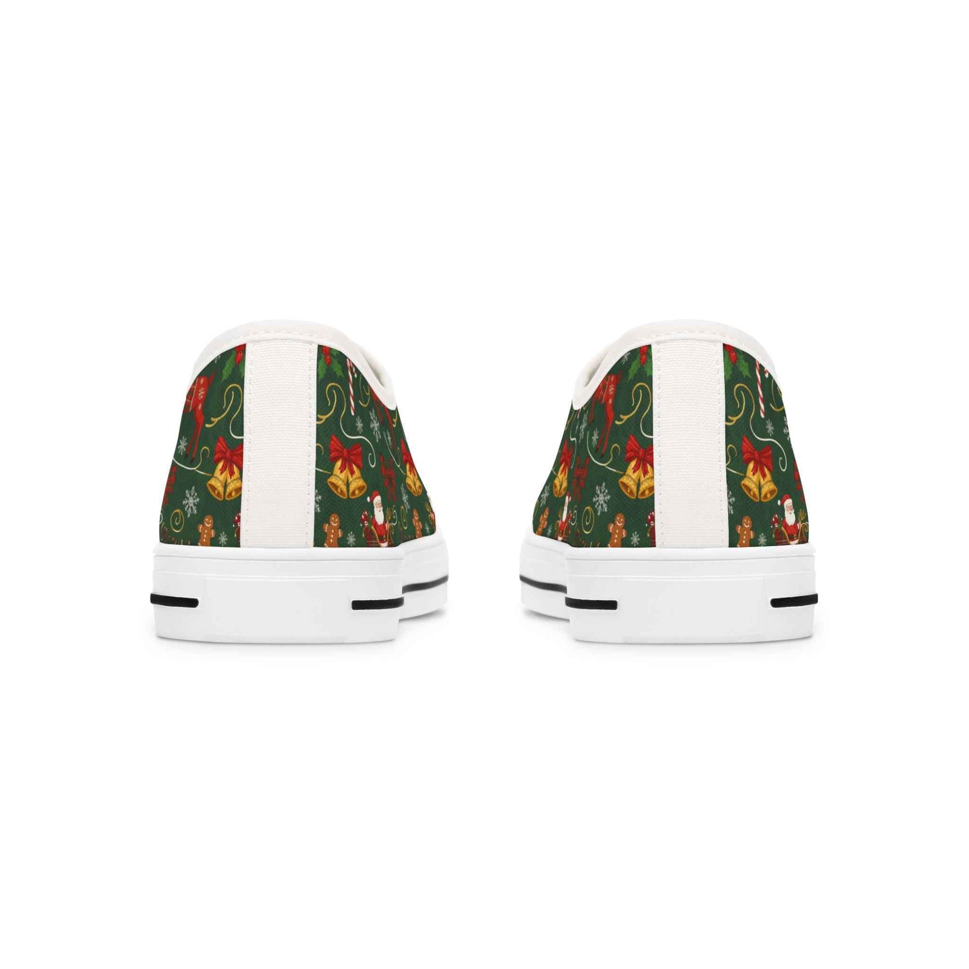 Holiday Floral Women's Low Top Sneakers