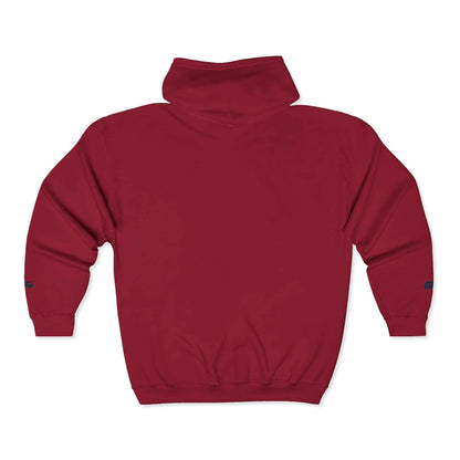 Zip Hoodie with Small Chest Logo – Casual Champion-Inspired Full-Zip Sweatshirt