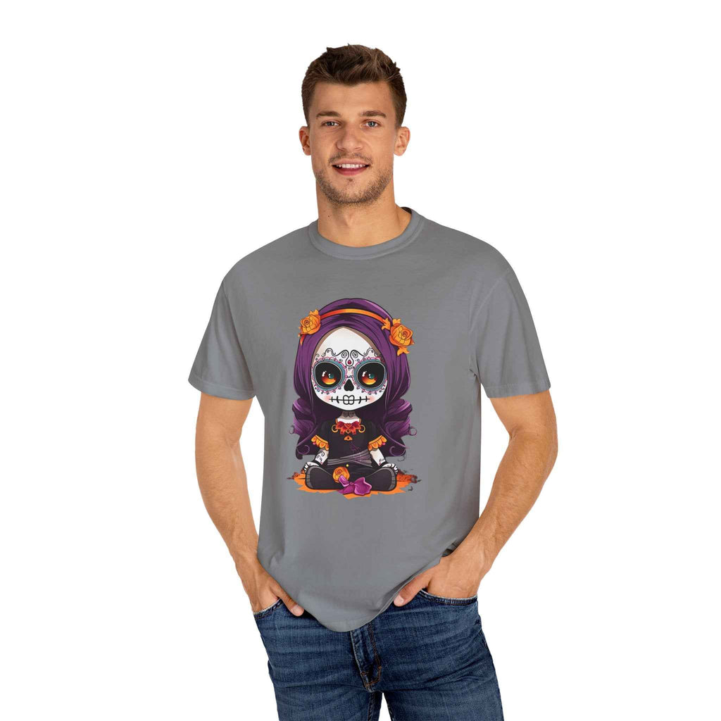 Dia de los Muertos T-Shirt - Vibrant Halloween Casual Wear