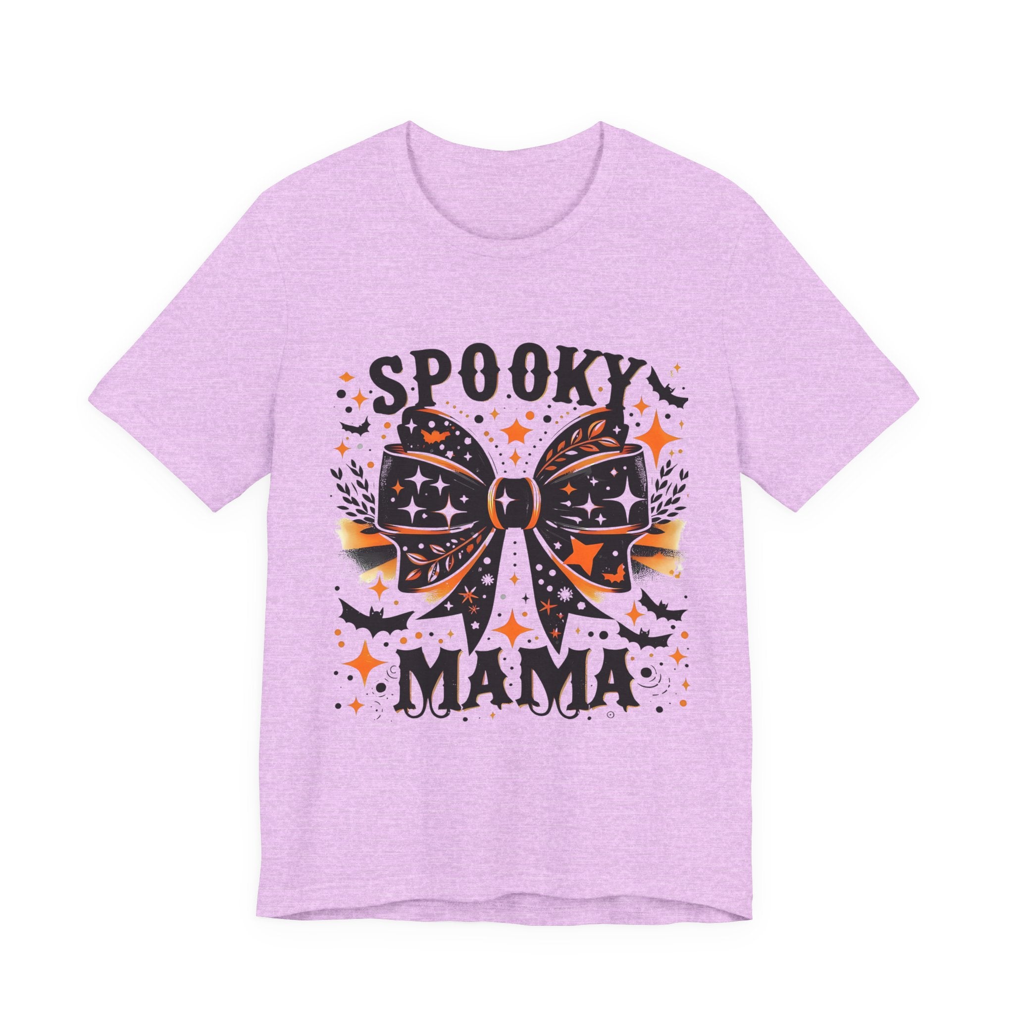Spooky Mama T-Shirt - Unisex Jersey Tee for Halloween, Family Events, Gifts for Moms, Autumn Fashion, Casual Wear