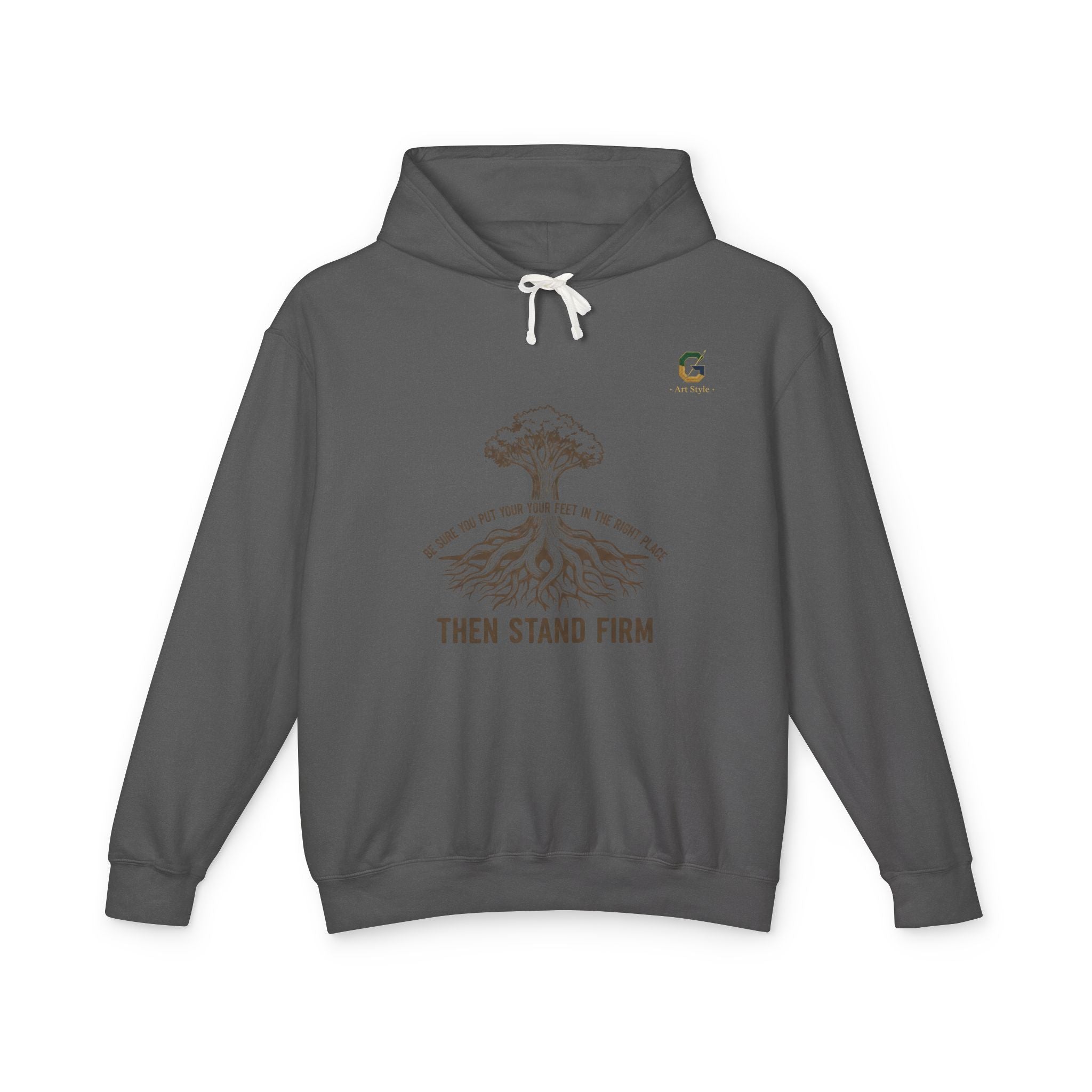 Inspirational Lightweight Hoodie for Men and Women - Then Stand Firm