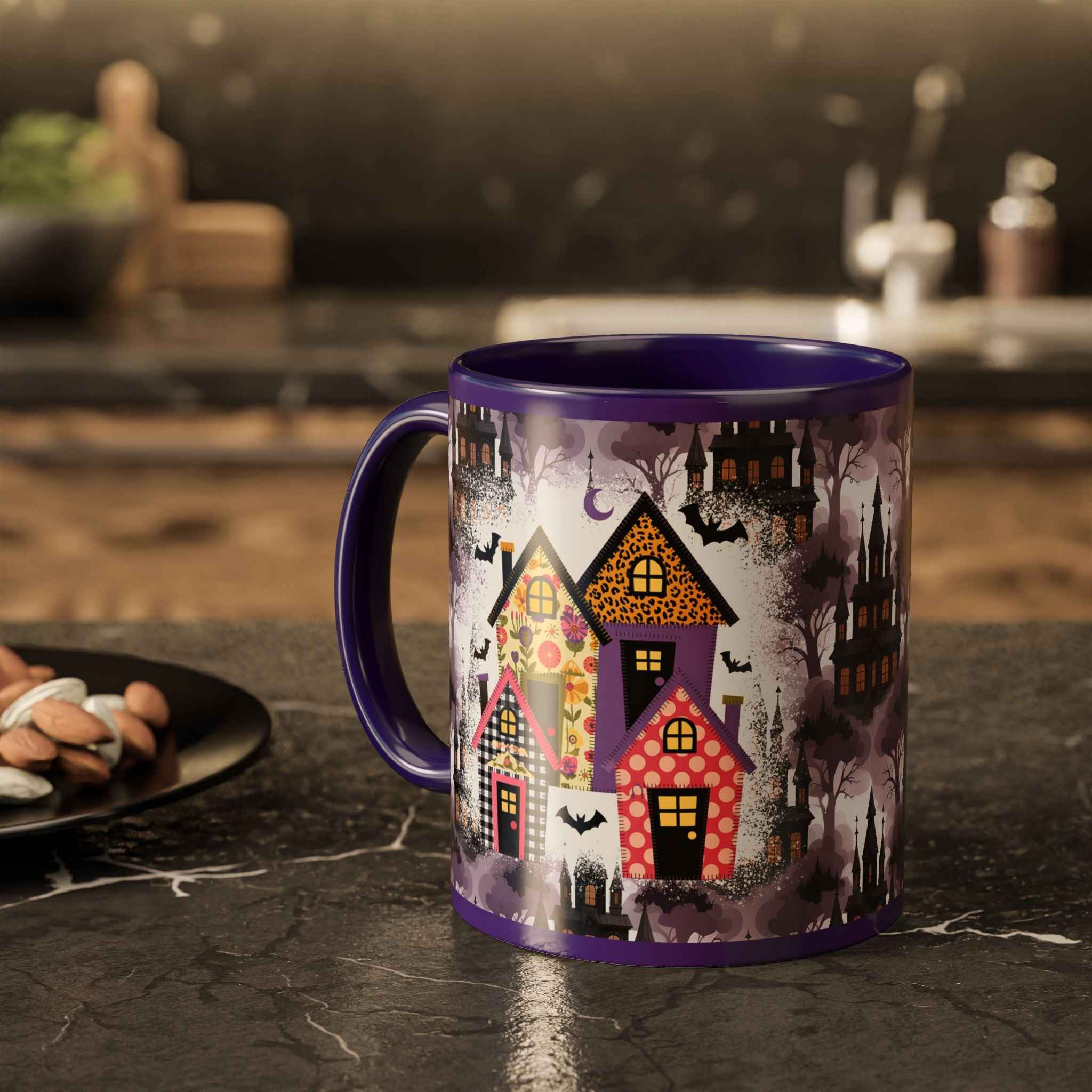 Colorful Halloween Mugs - Unique Witch-Themed Coffee Cup for Spooky Autumn Gifts